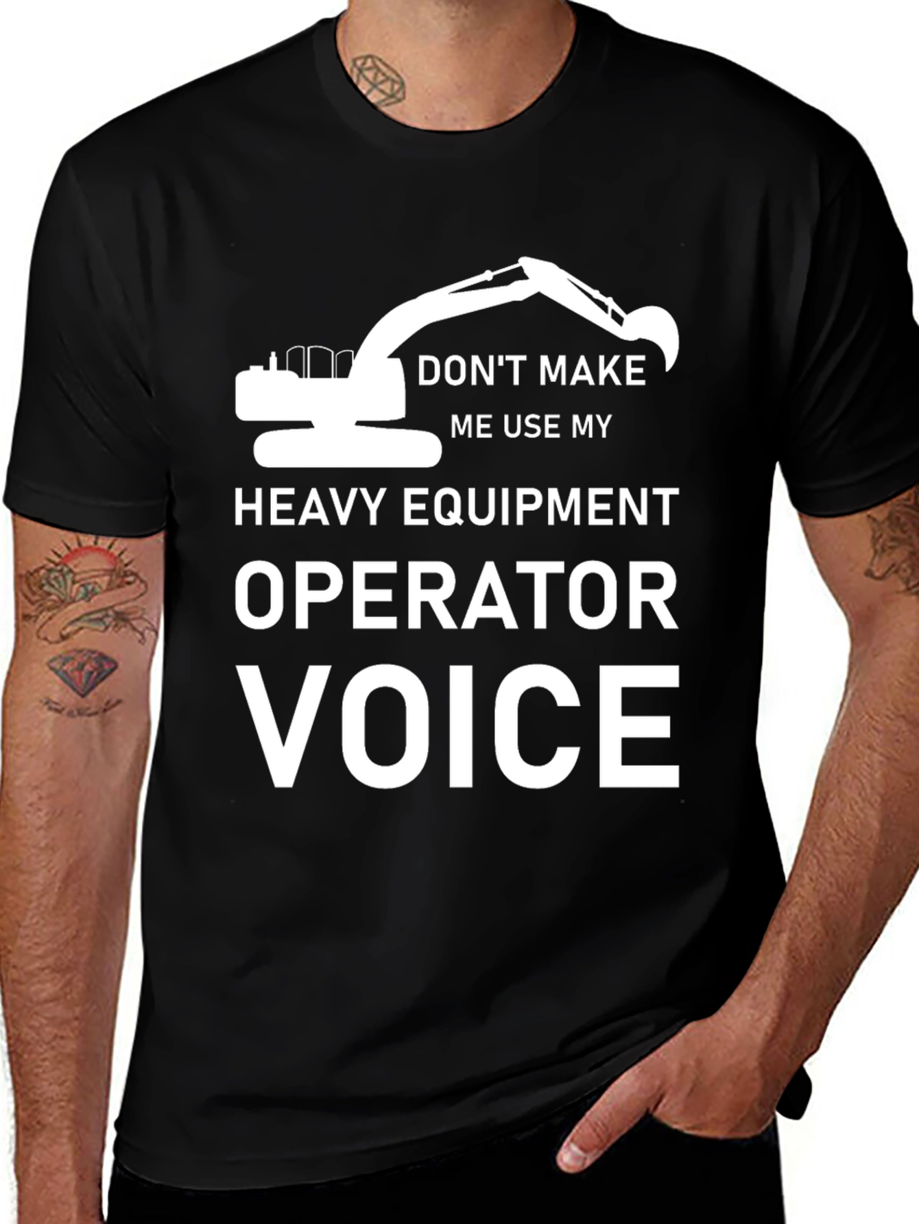 Variant 18 of Heavy Equipment Operator Novelty T-Shirt