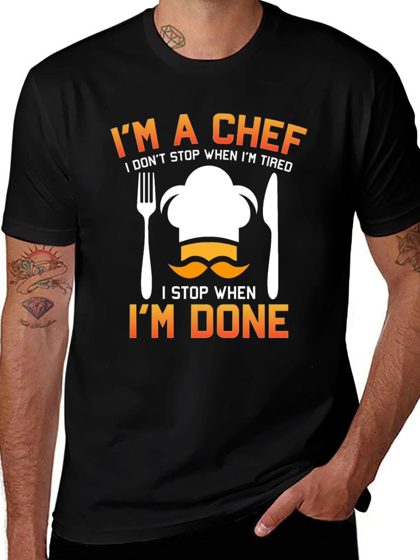 Variant 14 of I'm a Chef T-Shirt Funny Chef Hat Cook Top