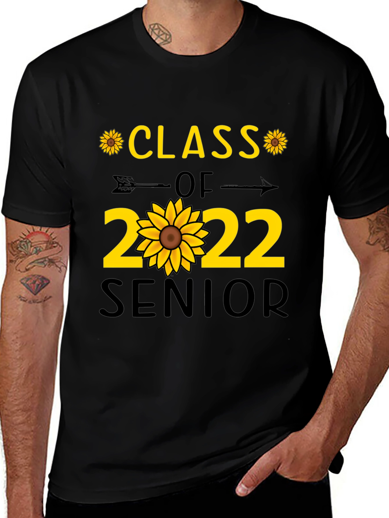 Variant 9 of Class of 2022 Senior Sunflower T-Shirt