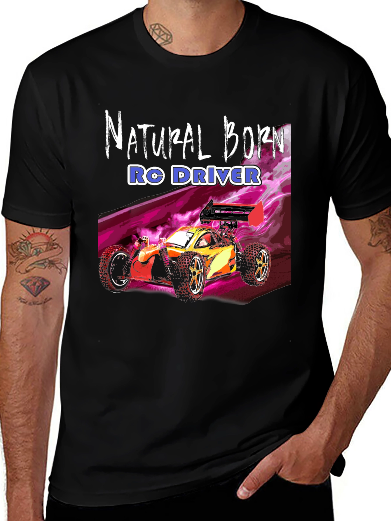 Natural Born RC Driver Graphic Tee
