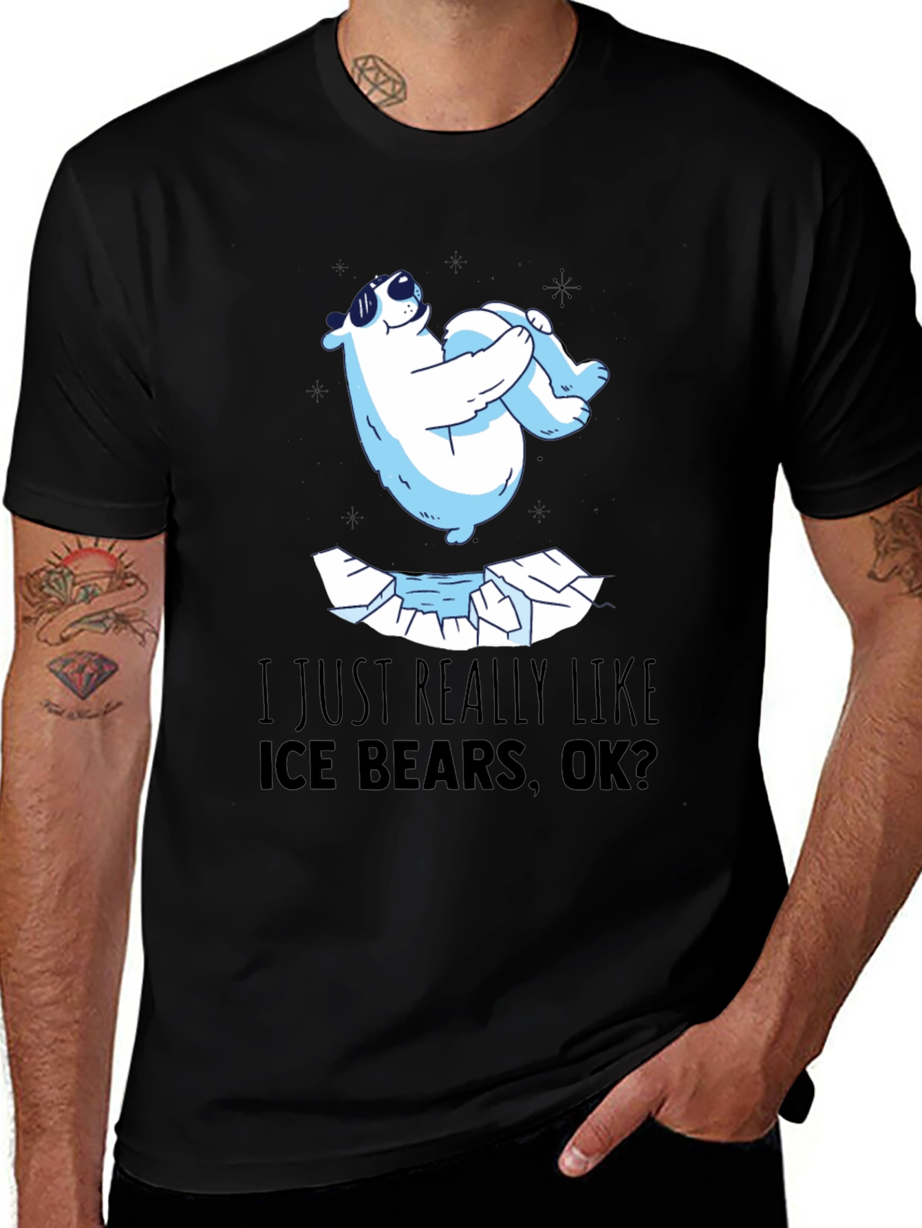 Variant 16 of Cool Polar Bear T-Shirt - I Just Really Like Ice Bears