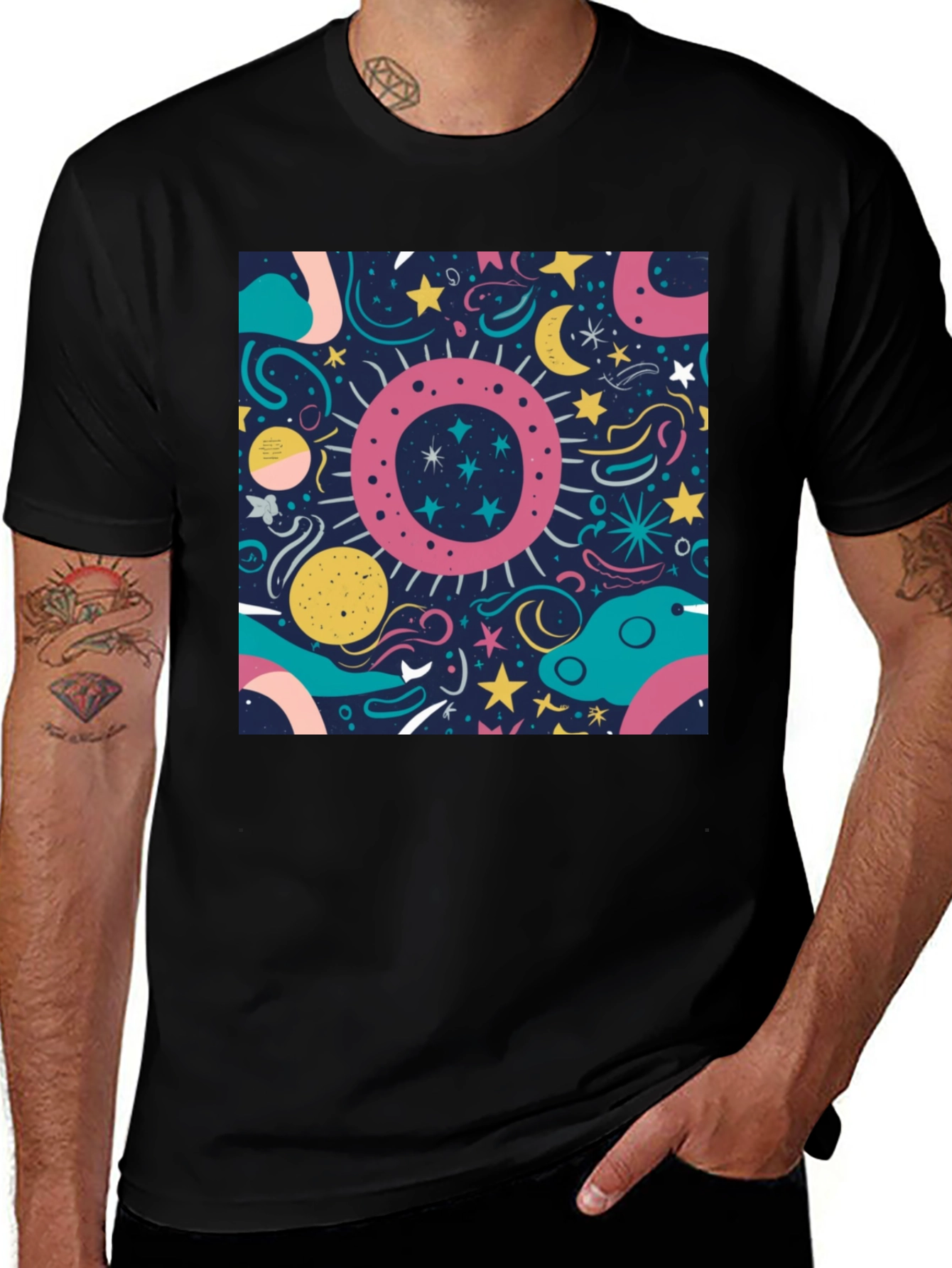 Variant 23 of Cosmic Dreams T-Shirt - Unique Space Design