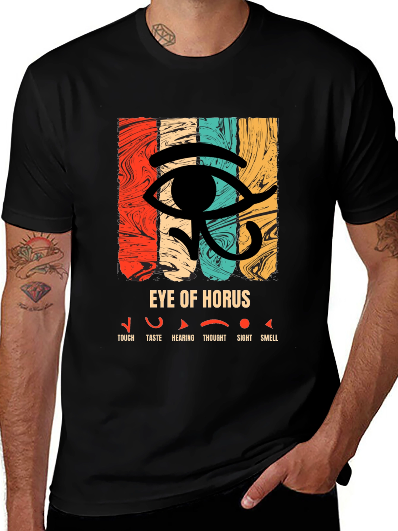 Eye of Horus Senses Graphic T-Shirt