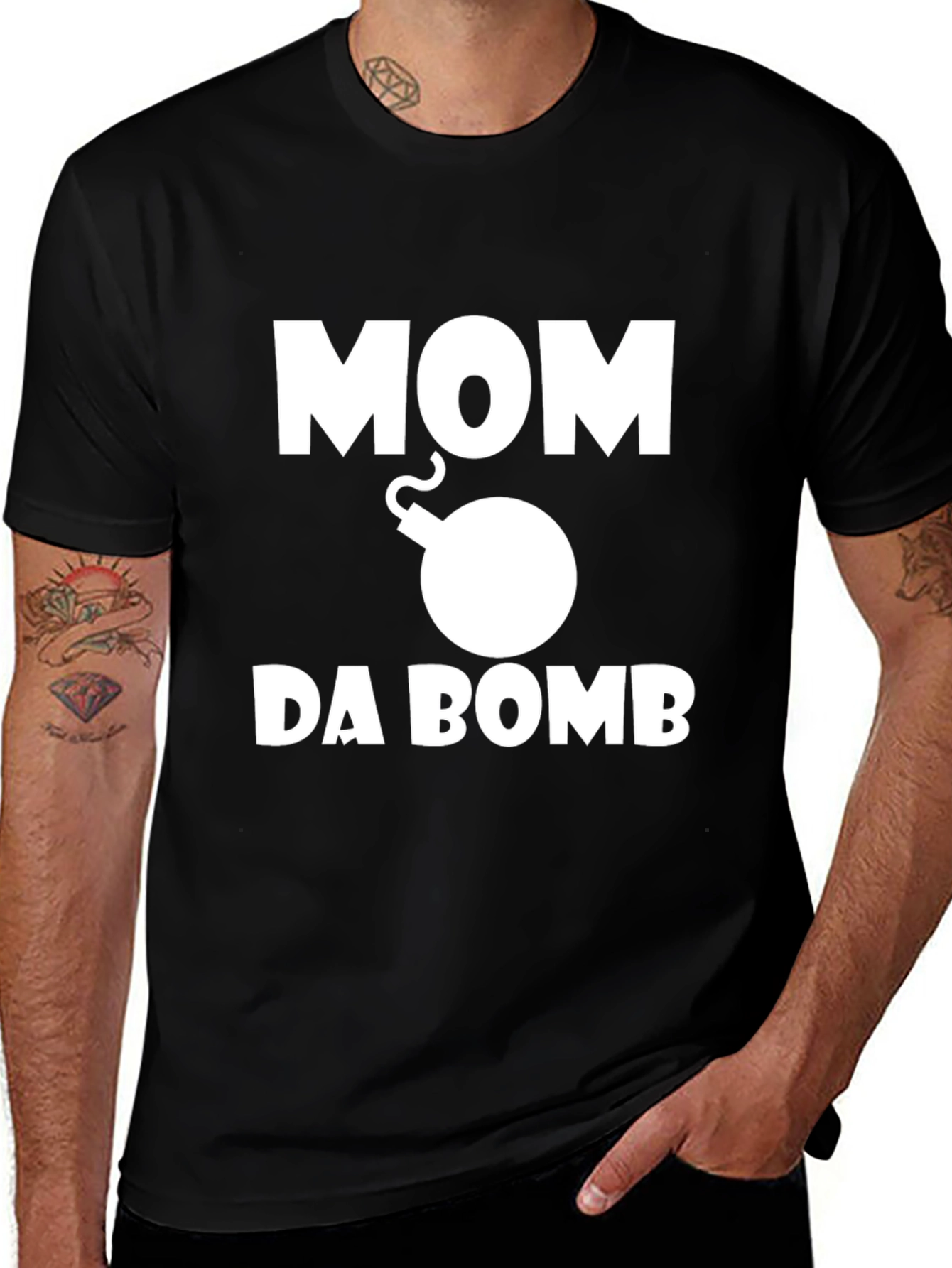 Variant 3 of Mom Da Bomb Graphic Tee
