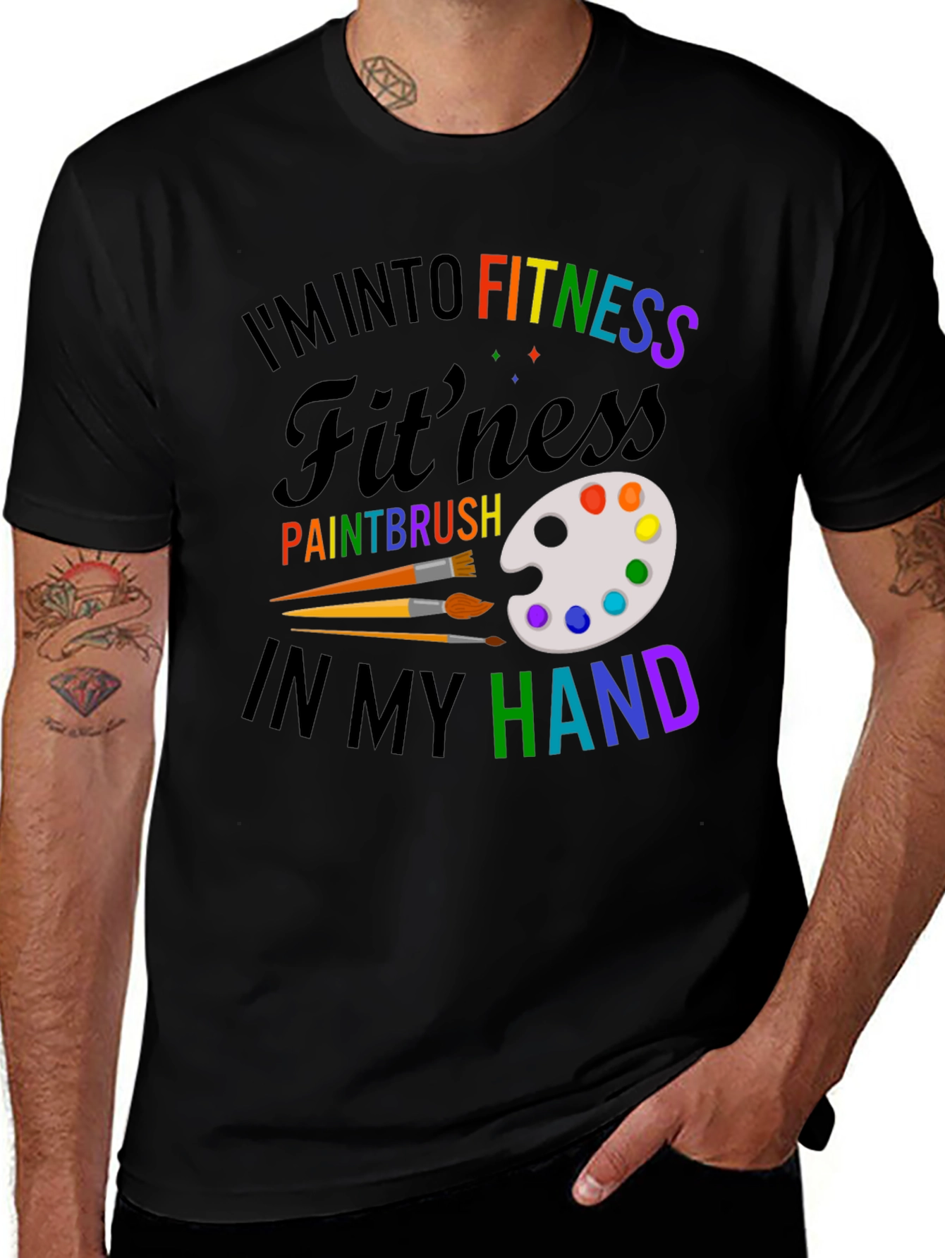 Fitness Paintbrush T-Shirt