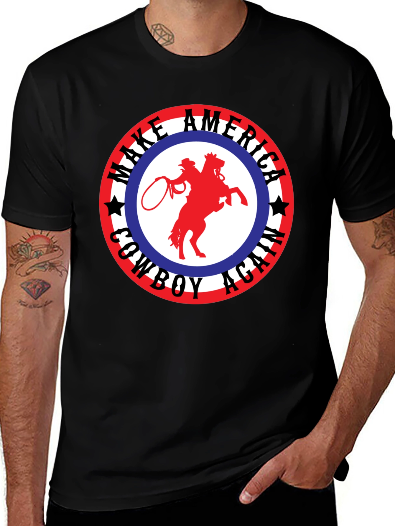 Variant 19 of Make America Cowboy Again T-Shirt
