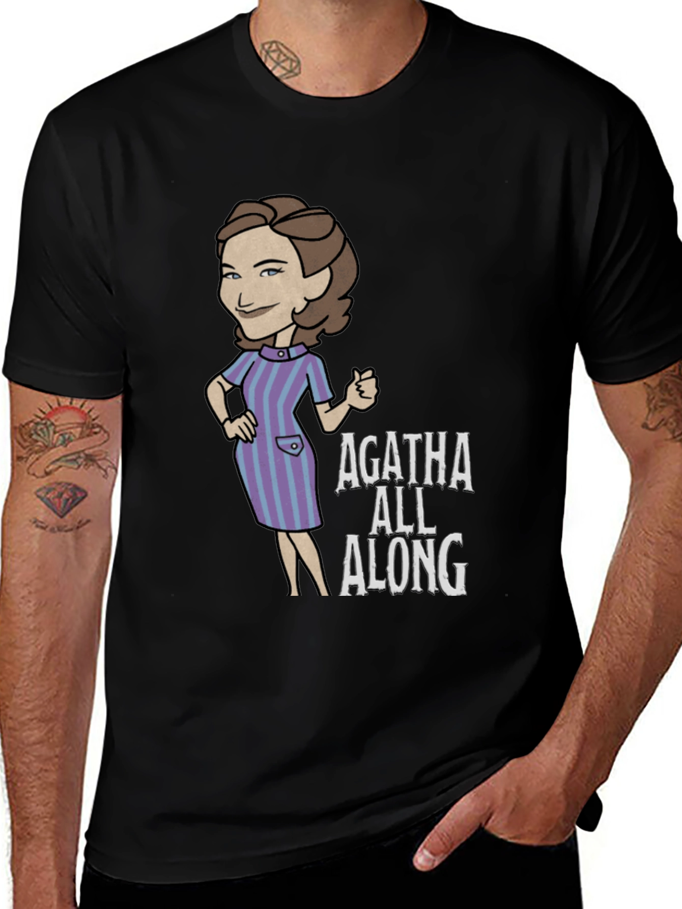 Variant 24 of Agatha All Along T-Shirt - WandaVision Inspired Tee
