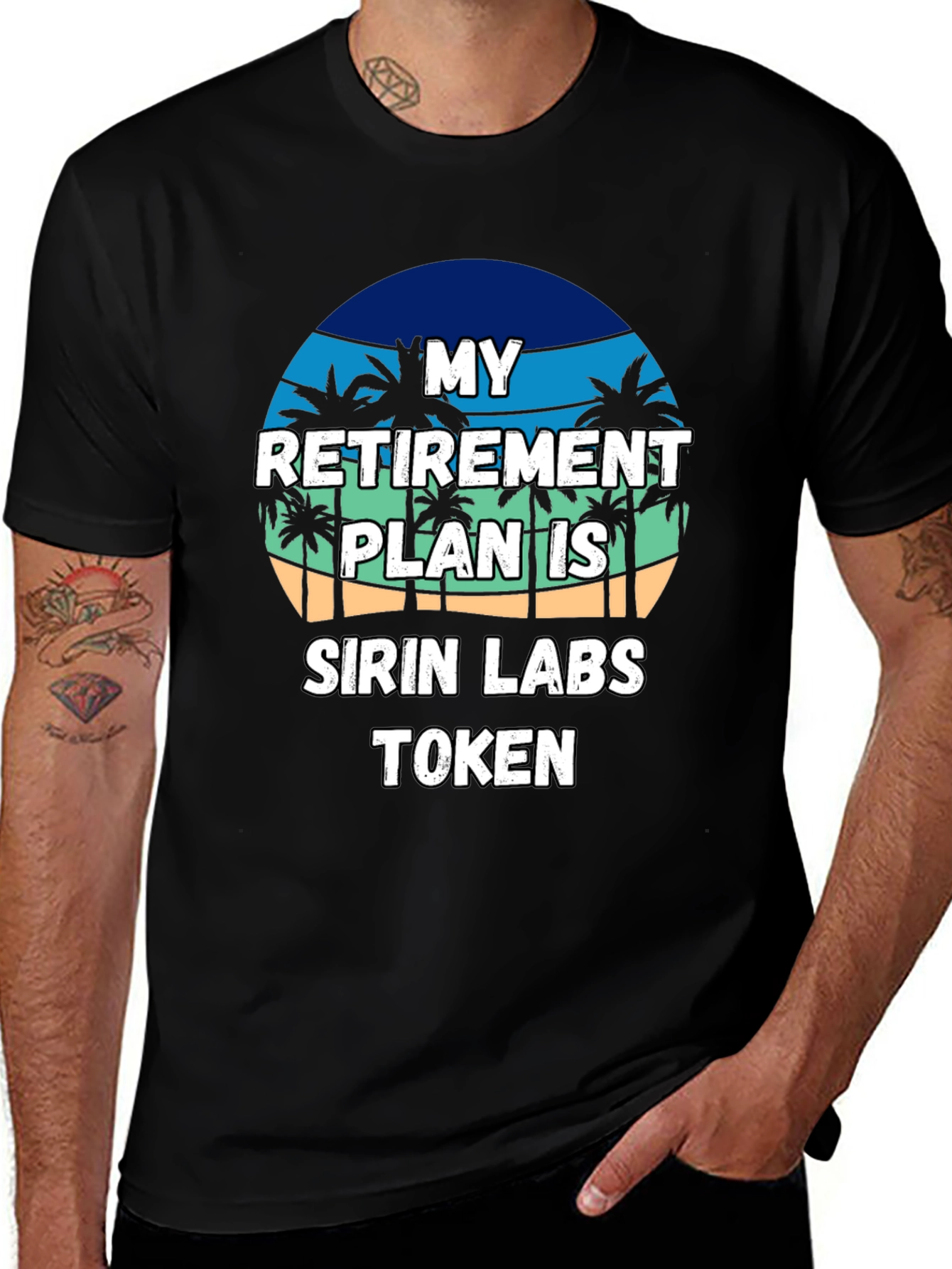 My Retirement Plan Sirin Labs Token Black T-Shirt