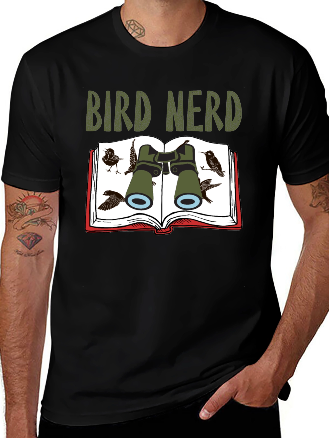 Variant 11 of Bird Nerd Graphic Tee