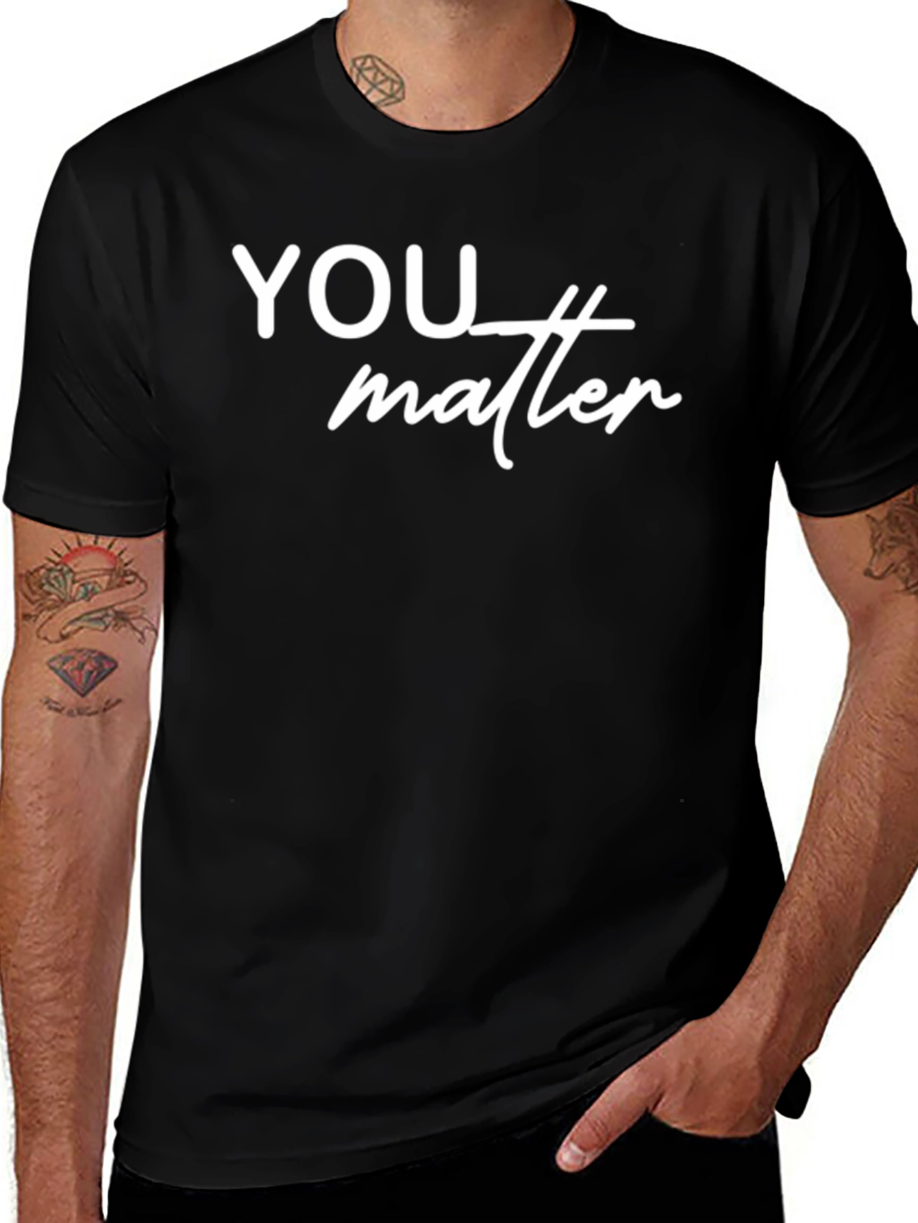 You Matter T-Shirt: Positive Message, Casual Style