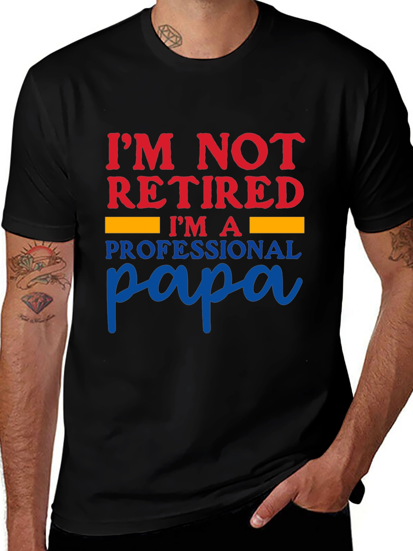 I'm Not Retired I'm a Professional Papa T-Shirt