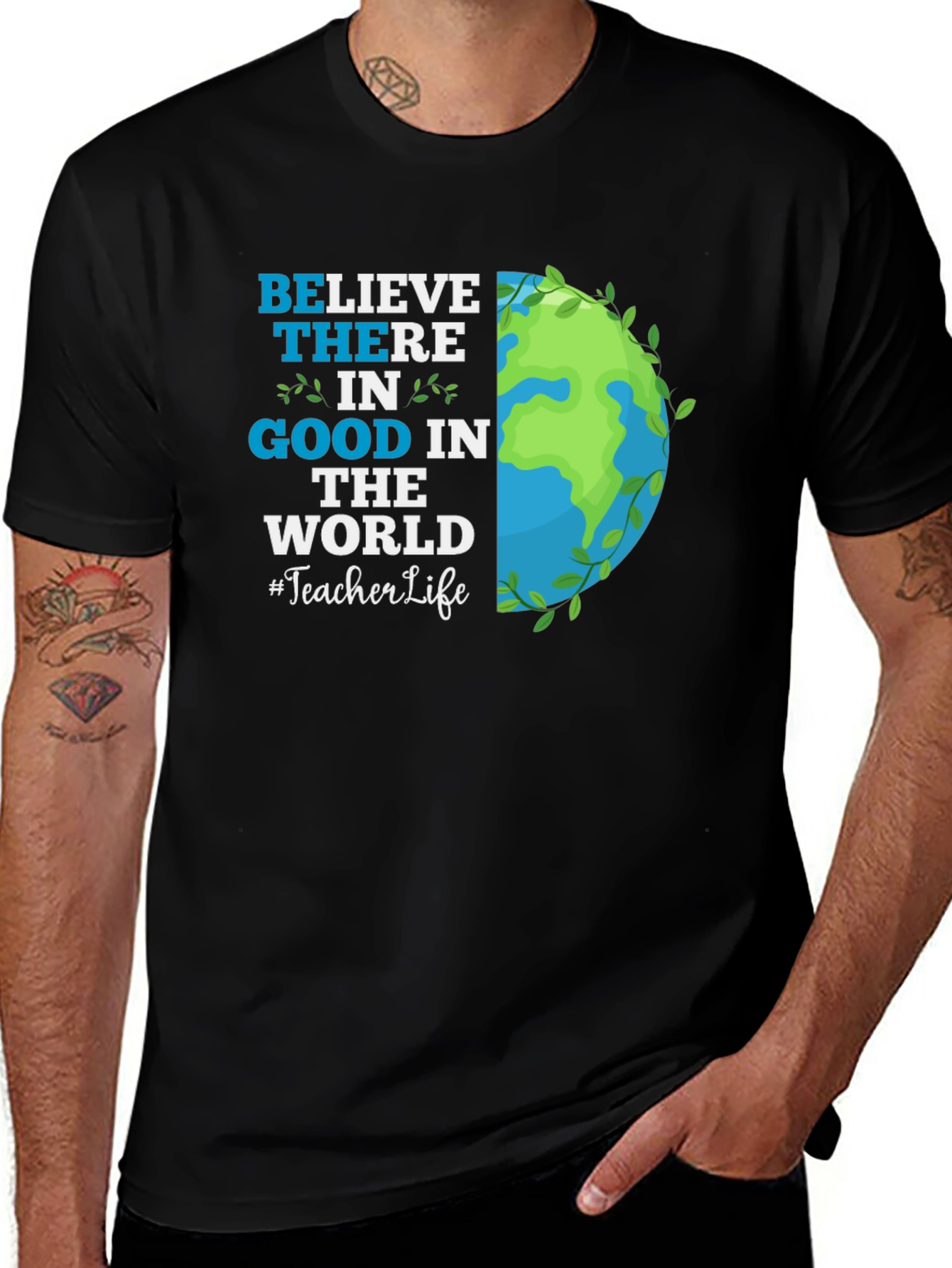 Variant 13 of Believe in Good Teacher Life Graphic Tee