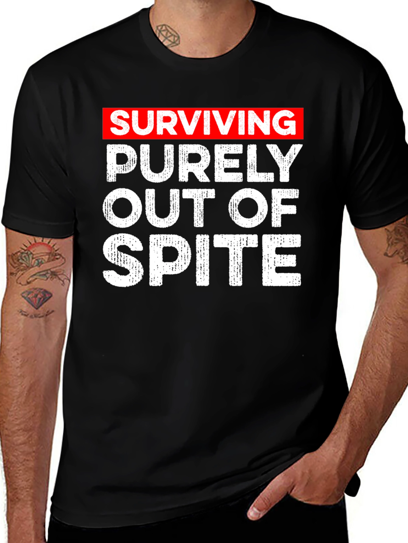 Variant 6 of Surviving Out of Spite T-Shirt