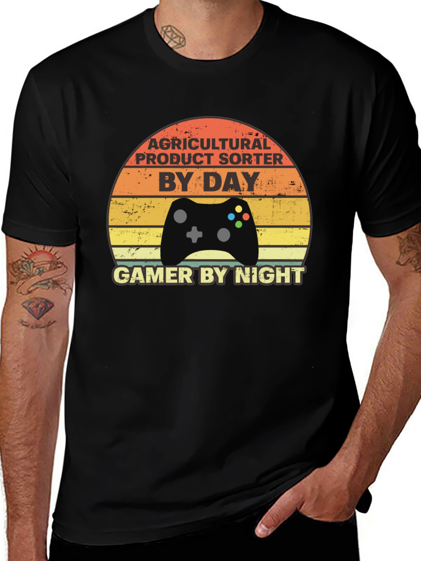 Variant 11 of Agricultural Product Sorter Gamer T-Shirt