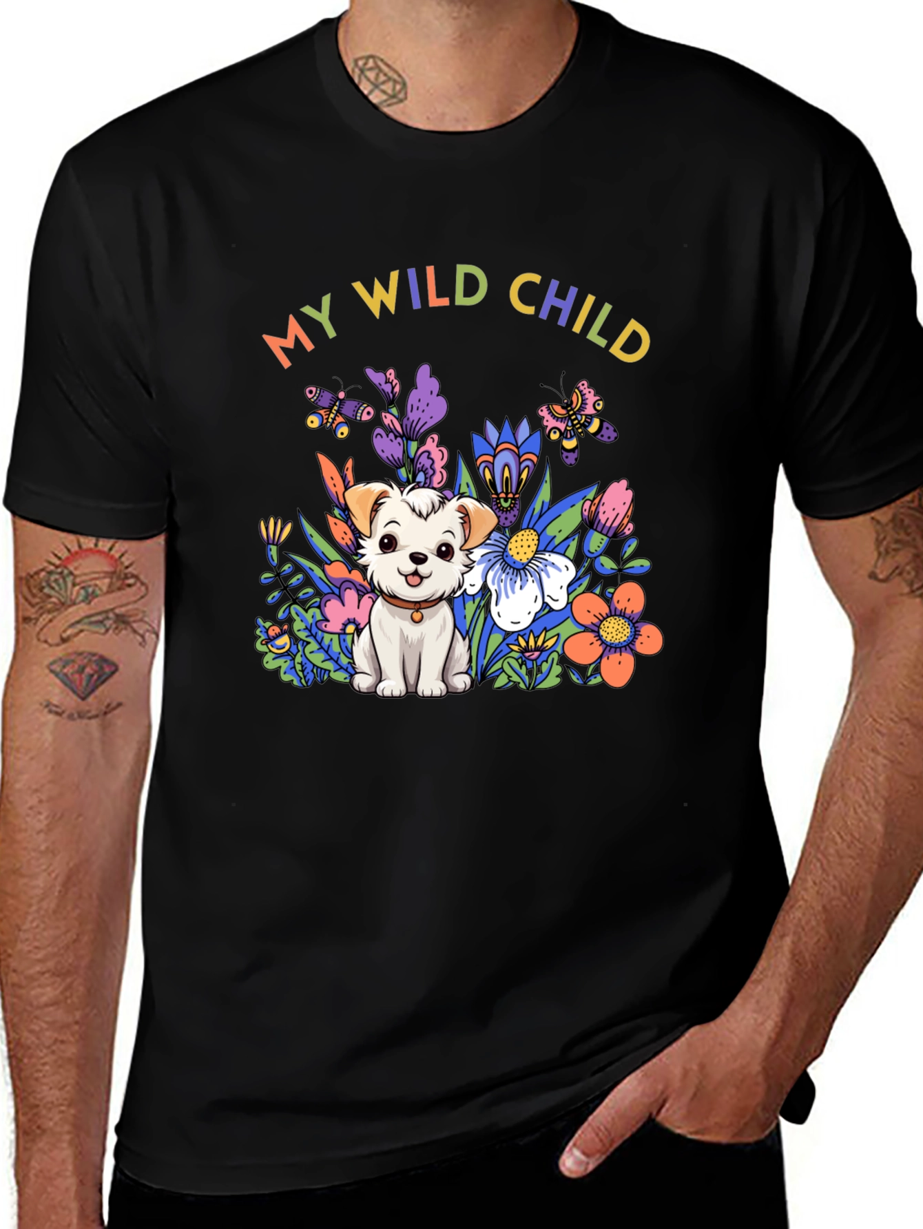 Variant 29 of My Wild Child Dog Graphic Tee