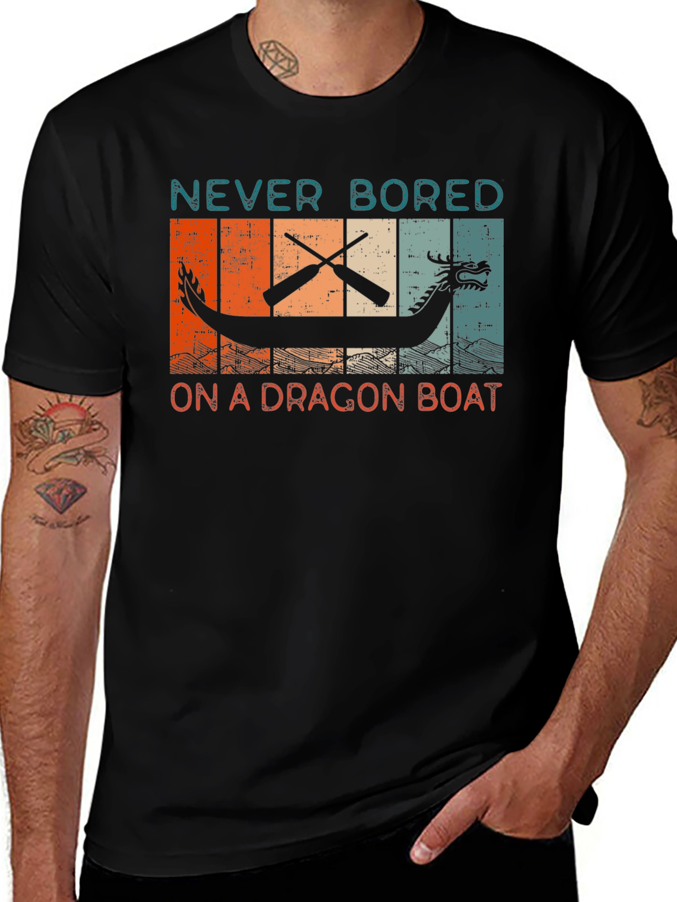 Variant 29 of Never Bored on a Dragon Boat T-Shirt