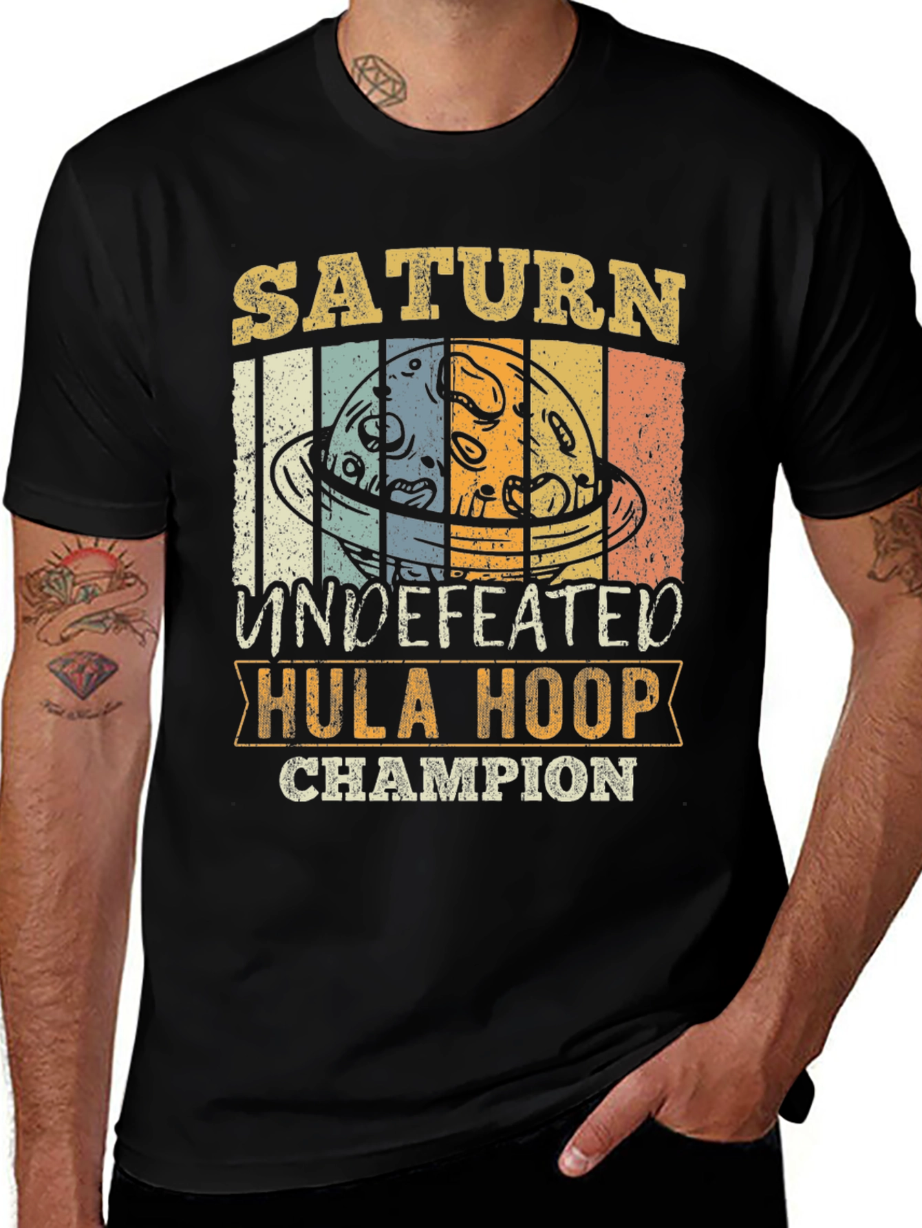 Saturn Undefeated Hula Hoop Champion T-Shirt