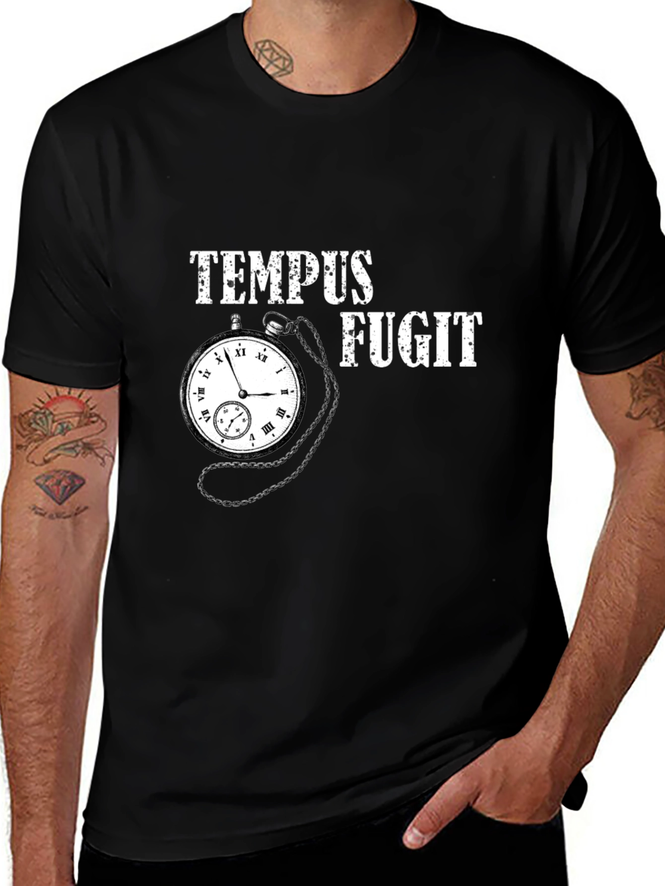 Tempus Fugit Graphic Tee - Time Flies T-Shirt