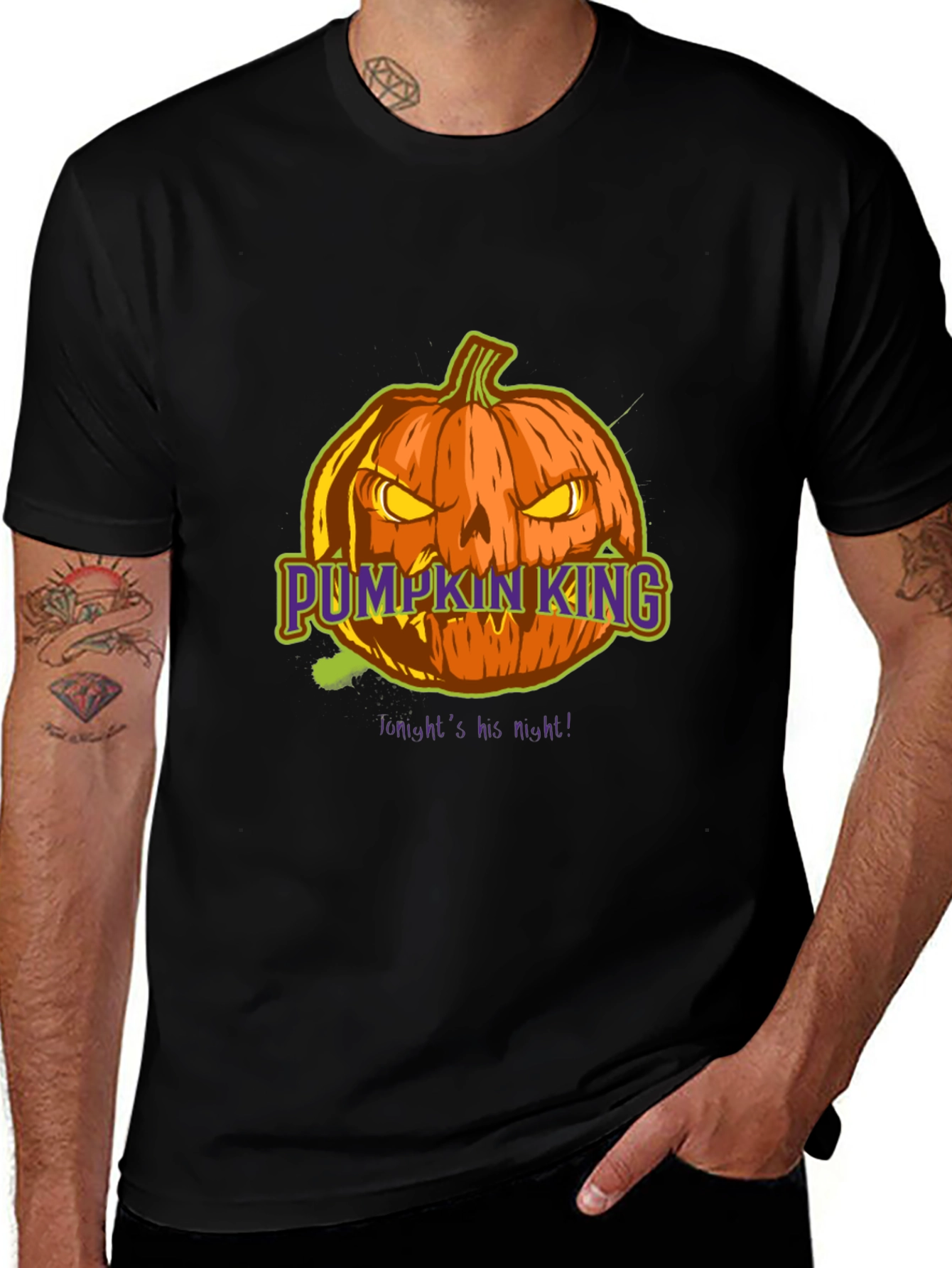 Variant 19 of Pumpkin King Halloween Graphic T-Shirt