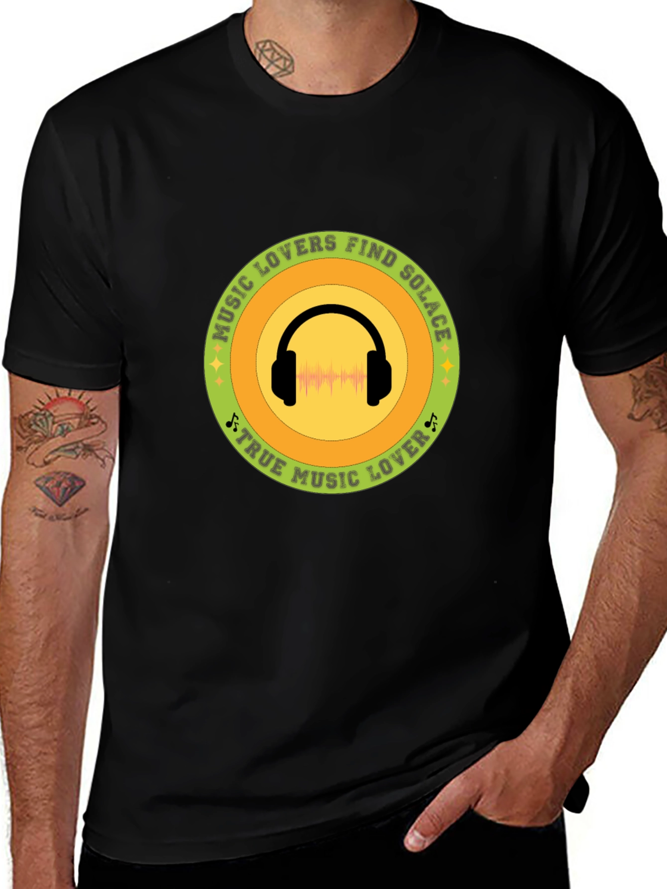 Variant 7 of Music Lovers Solace Tee - True Music Lover