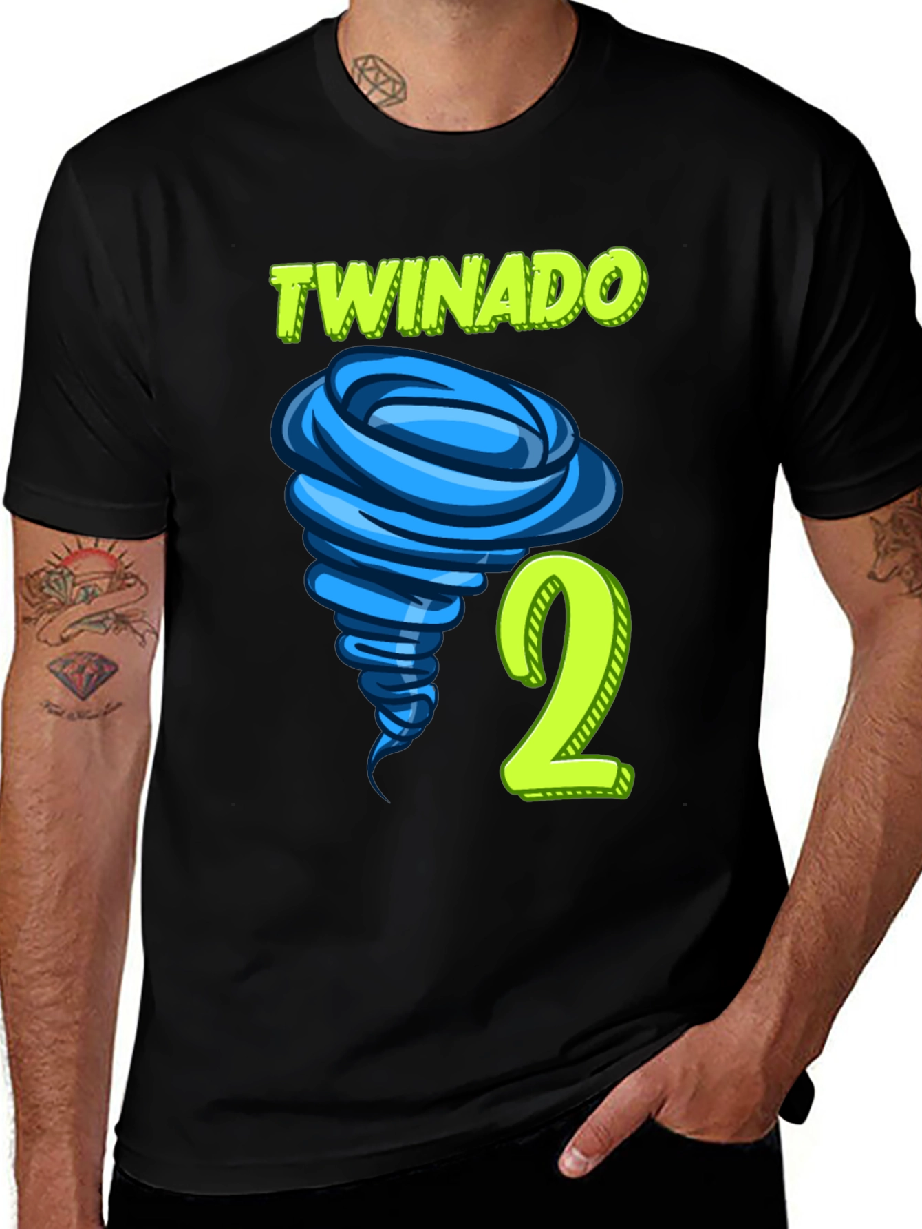 Twinado Birthday Shirt - Twins Second Birthday Tee
