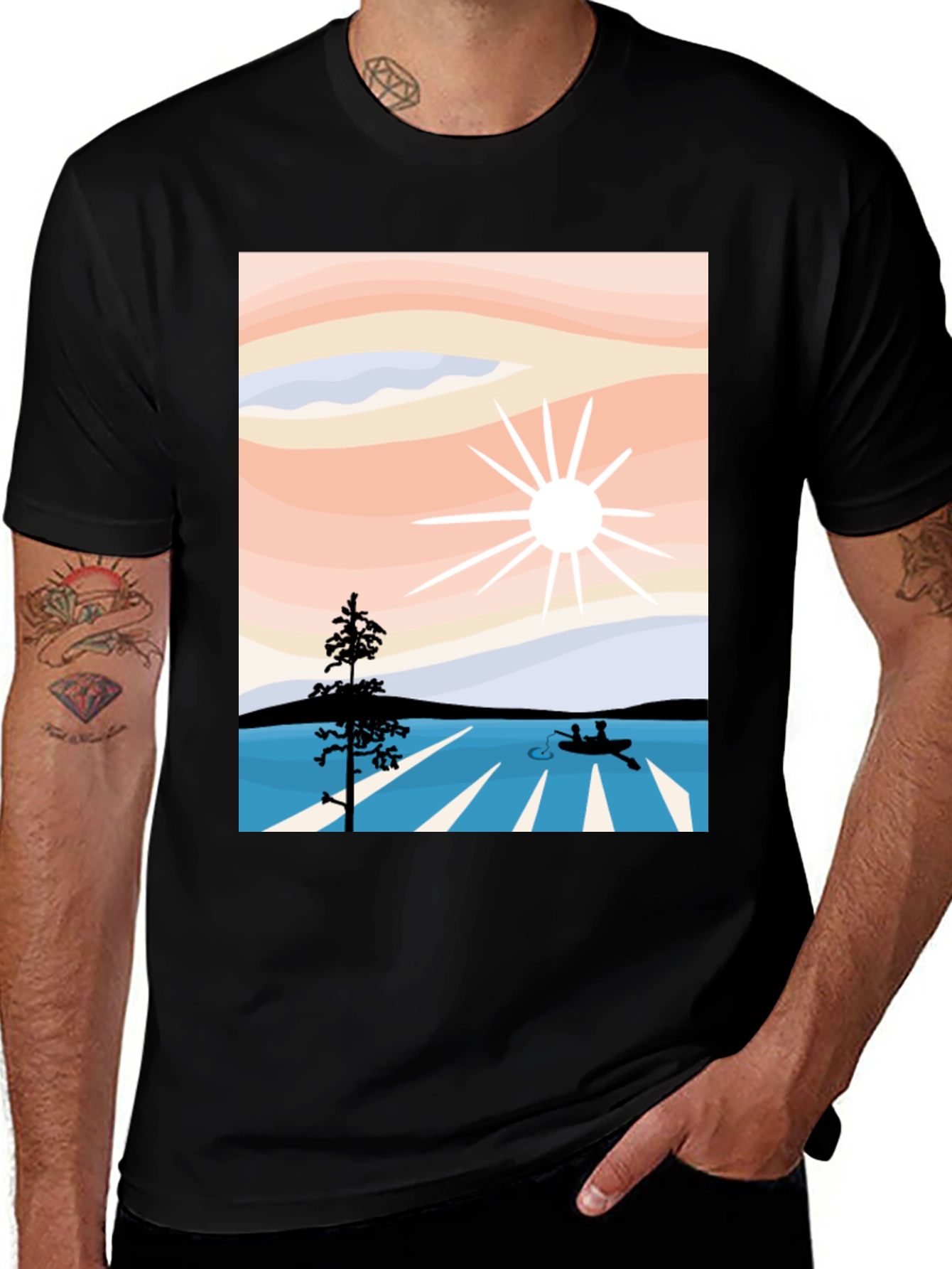 Nature Scenery Graphic T-Shirt