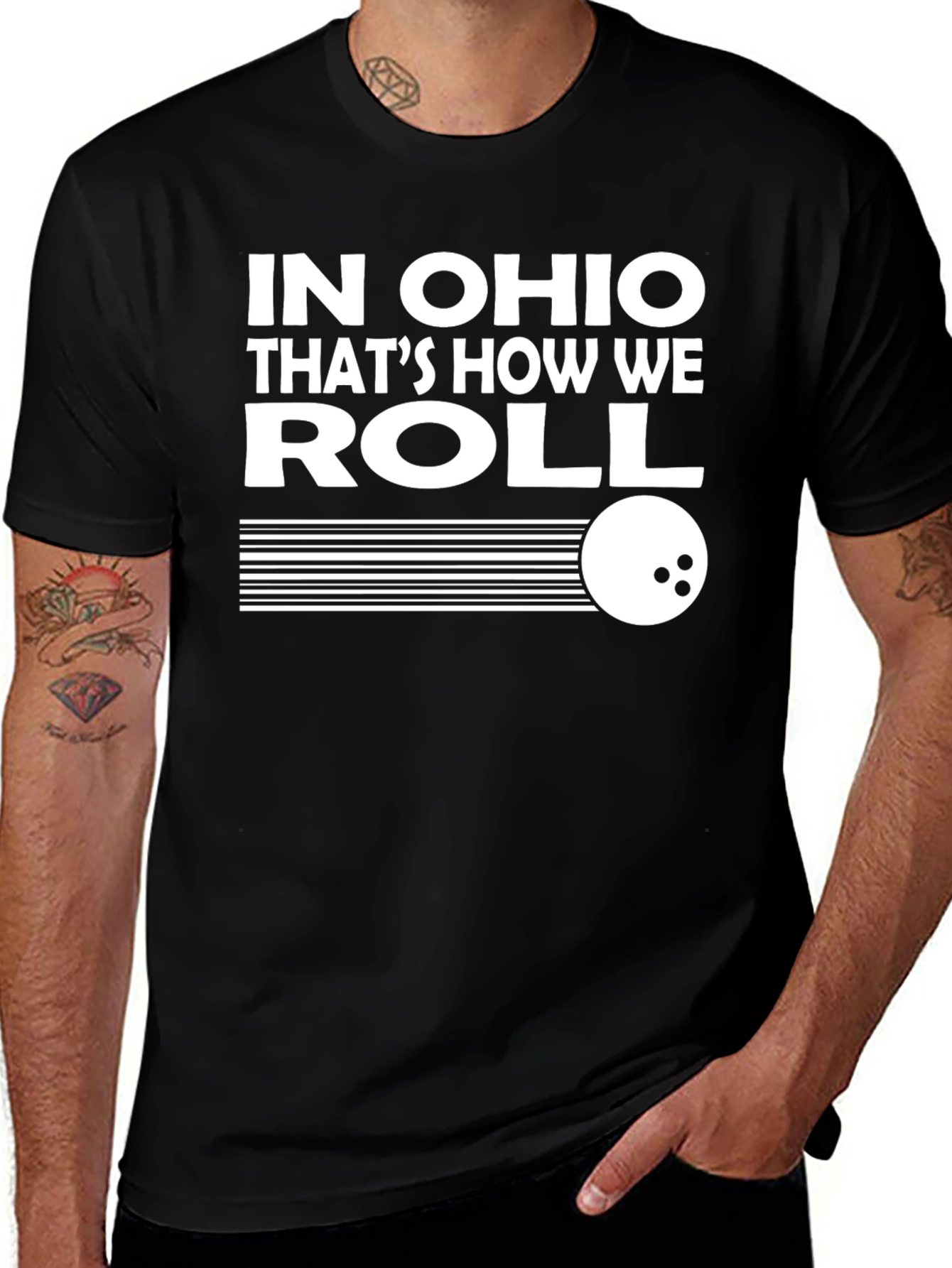Ohio Bowling T-Shirt - That's How We Roll!