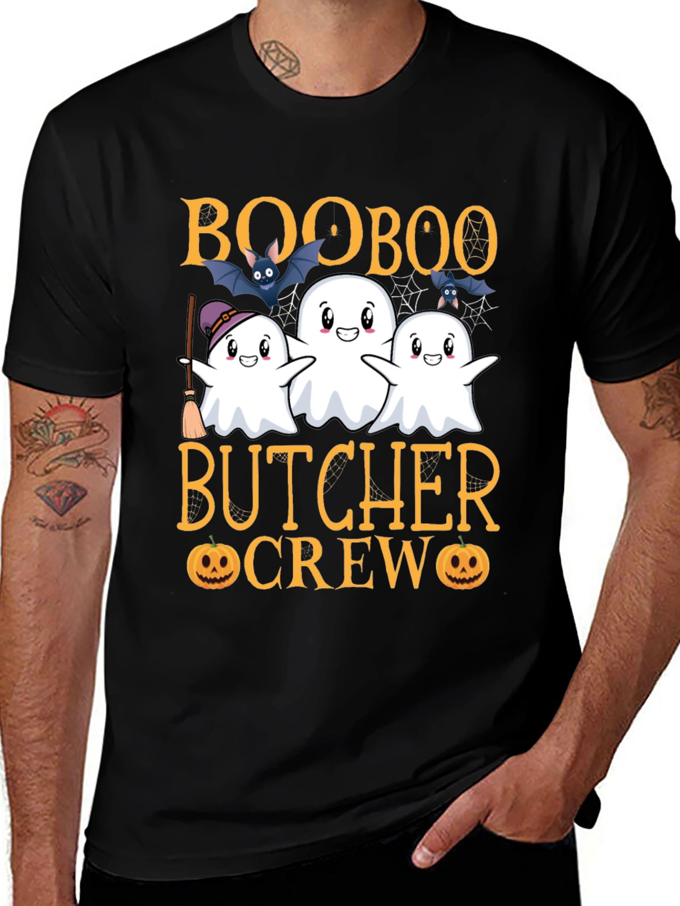 Variant 3 of Boo Boo Butcher Crew Halloween T-Shirt
