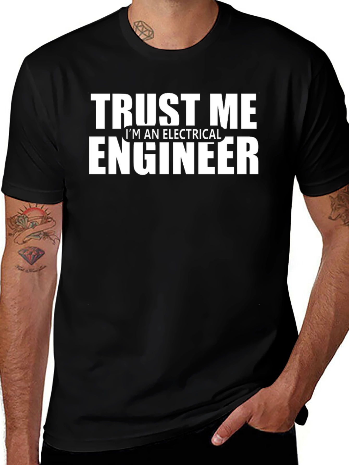 Variant 7 of Trust Me I'm An Electrical Engineer T-Shirt