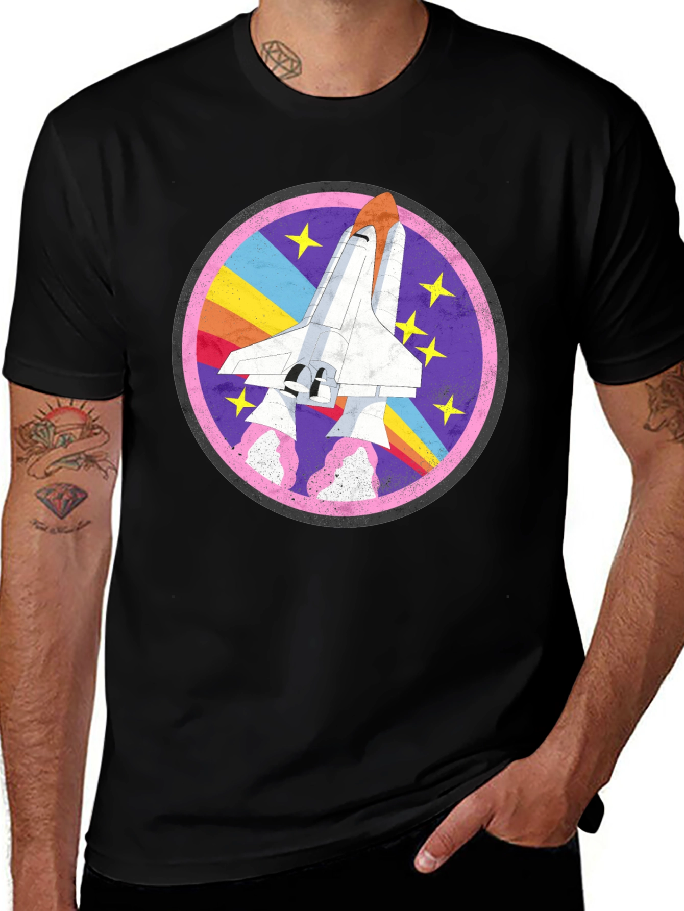 Variant 28 of Space Shuttle Retro Graphic Tee