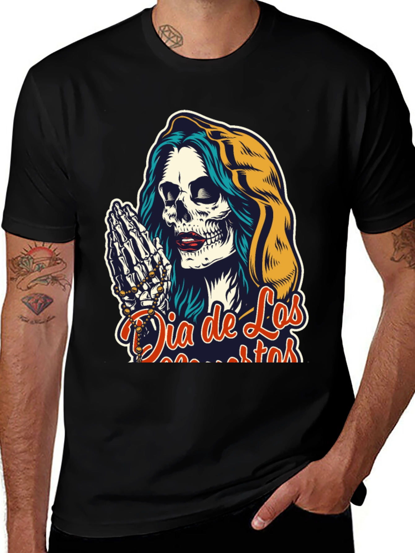 Day of the Dead T-Shirt - Skull Design