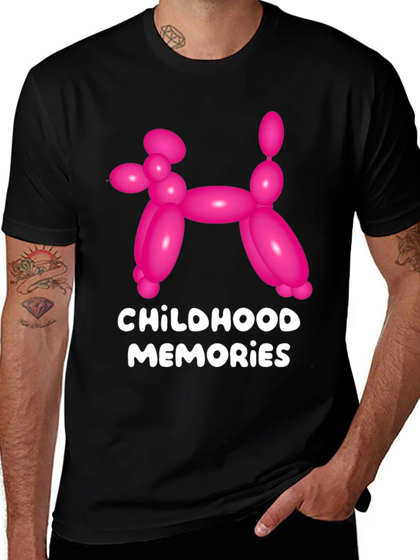 Variant 22 of Childhood Memories Balloon Dog Graphic Tee