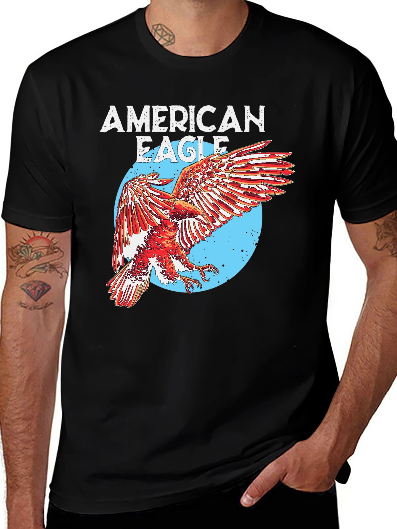 Variant 9 of American Eagle Graphic Print Men's T-Shirt
