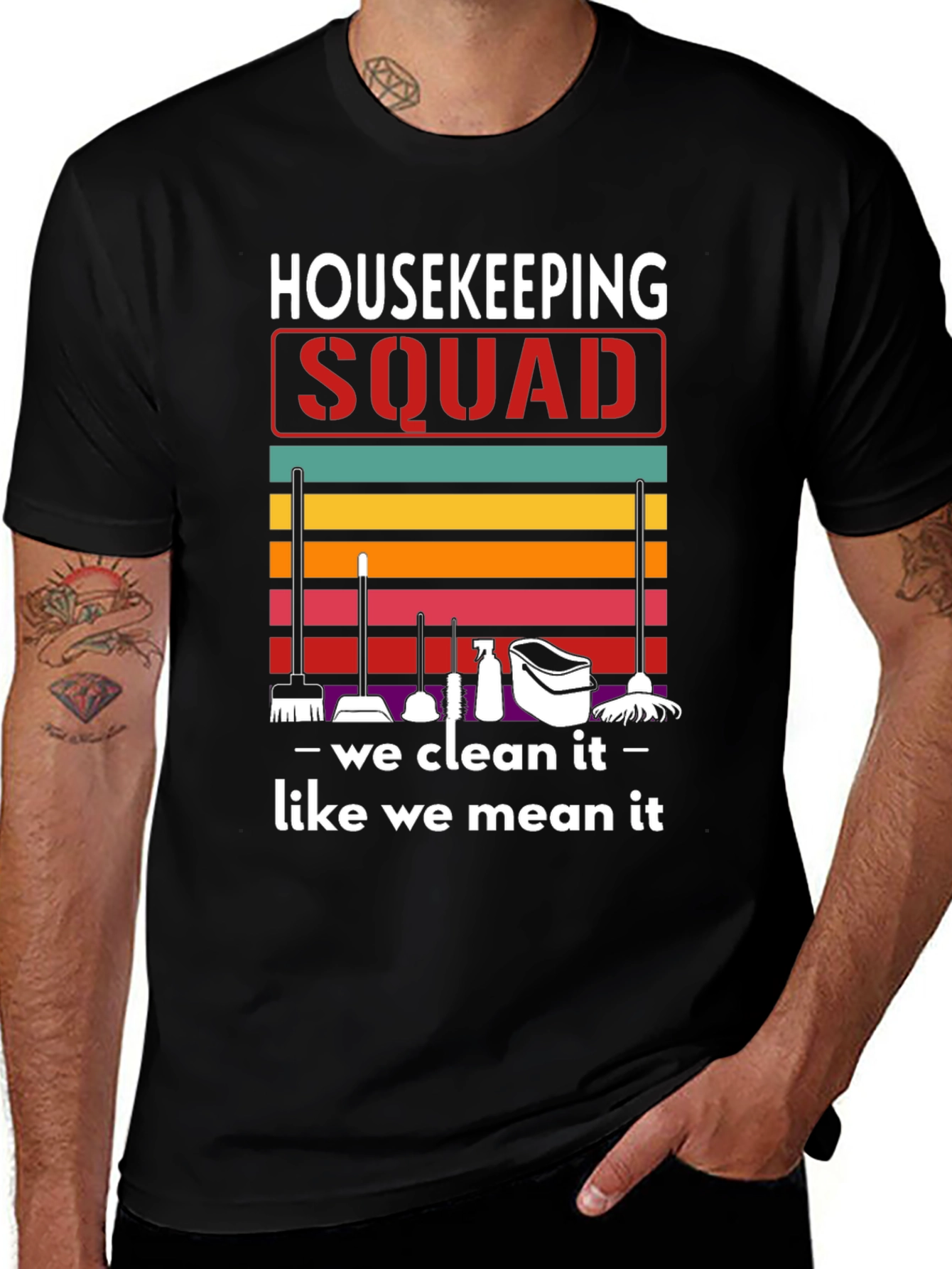 Housekeeping Squad Cleaning Crew T-Shirt