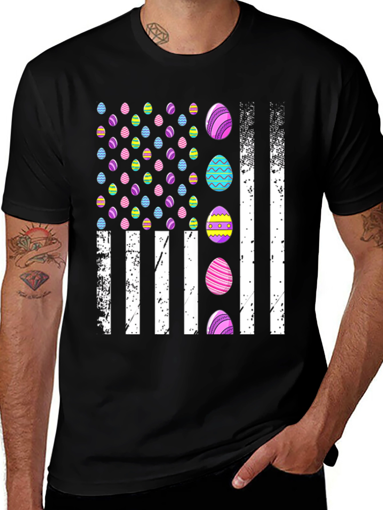 Easter Egg USA Flag T-Shirt