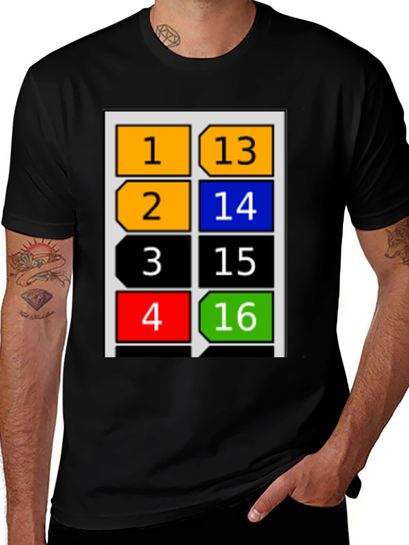 Variant 25 of Numbers Graphic Tee - Fun & Unique Design