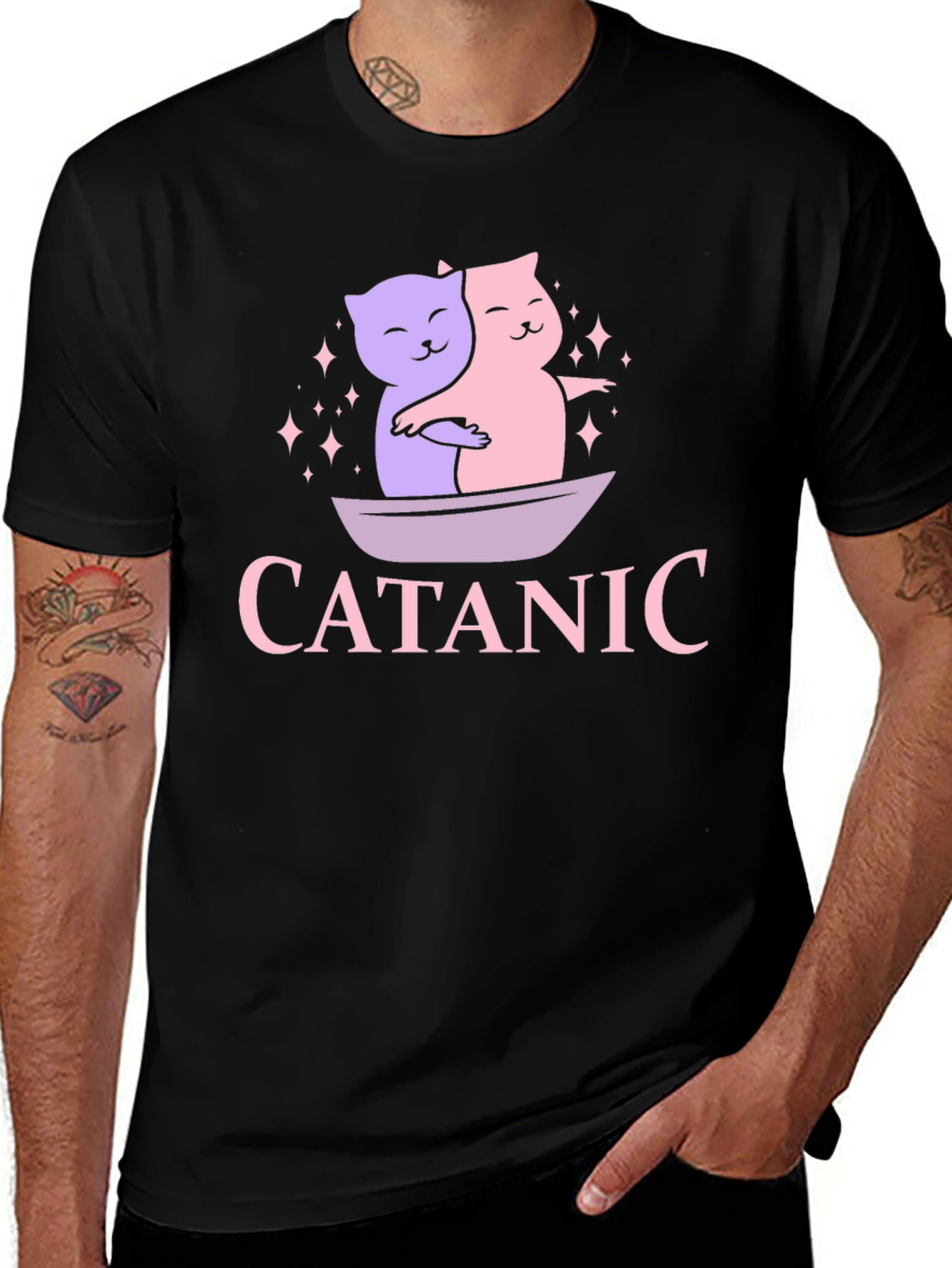 Variant 9 of Cat Lovers T-Shirt: Titanic Theme
