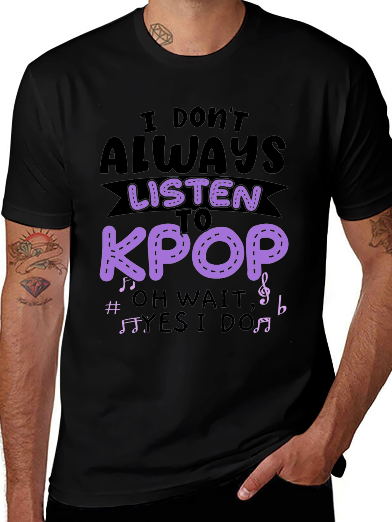 Kpop Music Fan T-Shirt - I Don't Always Listen