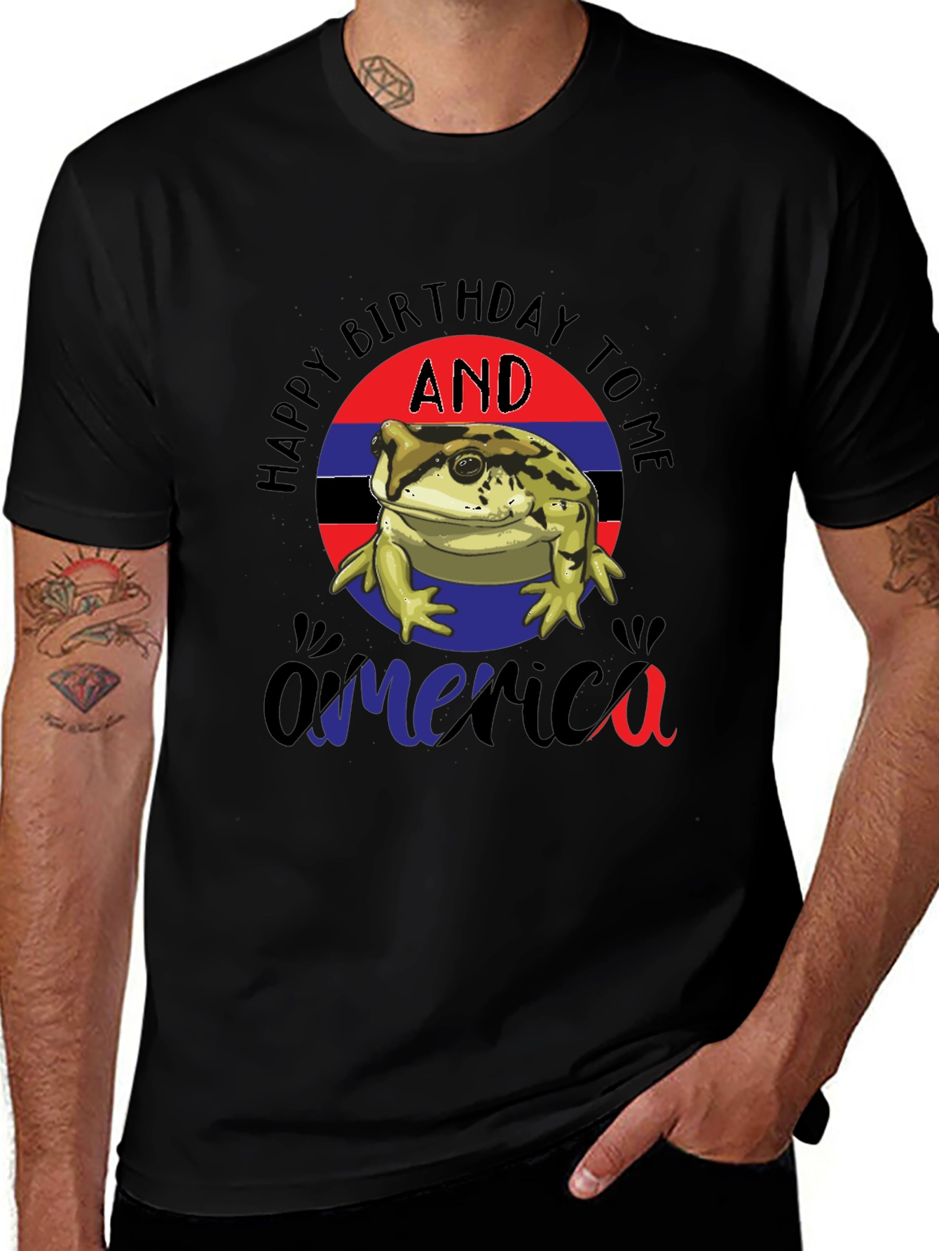 Happy Birthday America Frog T-Shirt