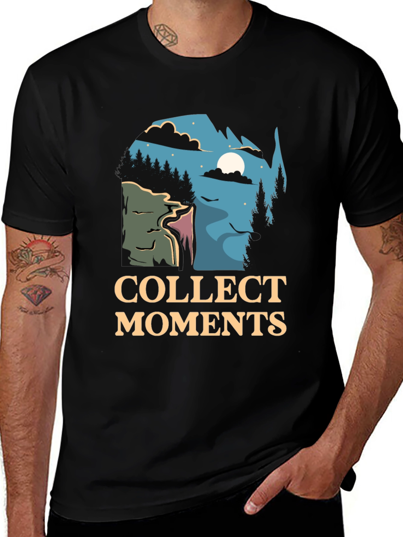 Variant 17 of Collect Moments Nature Graphic T-Shirt