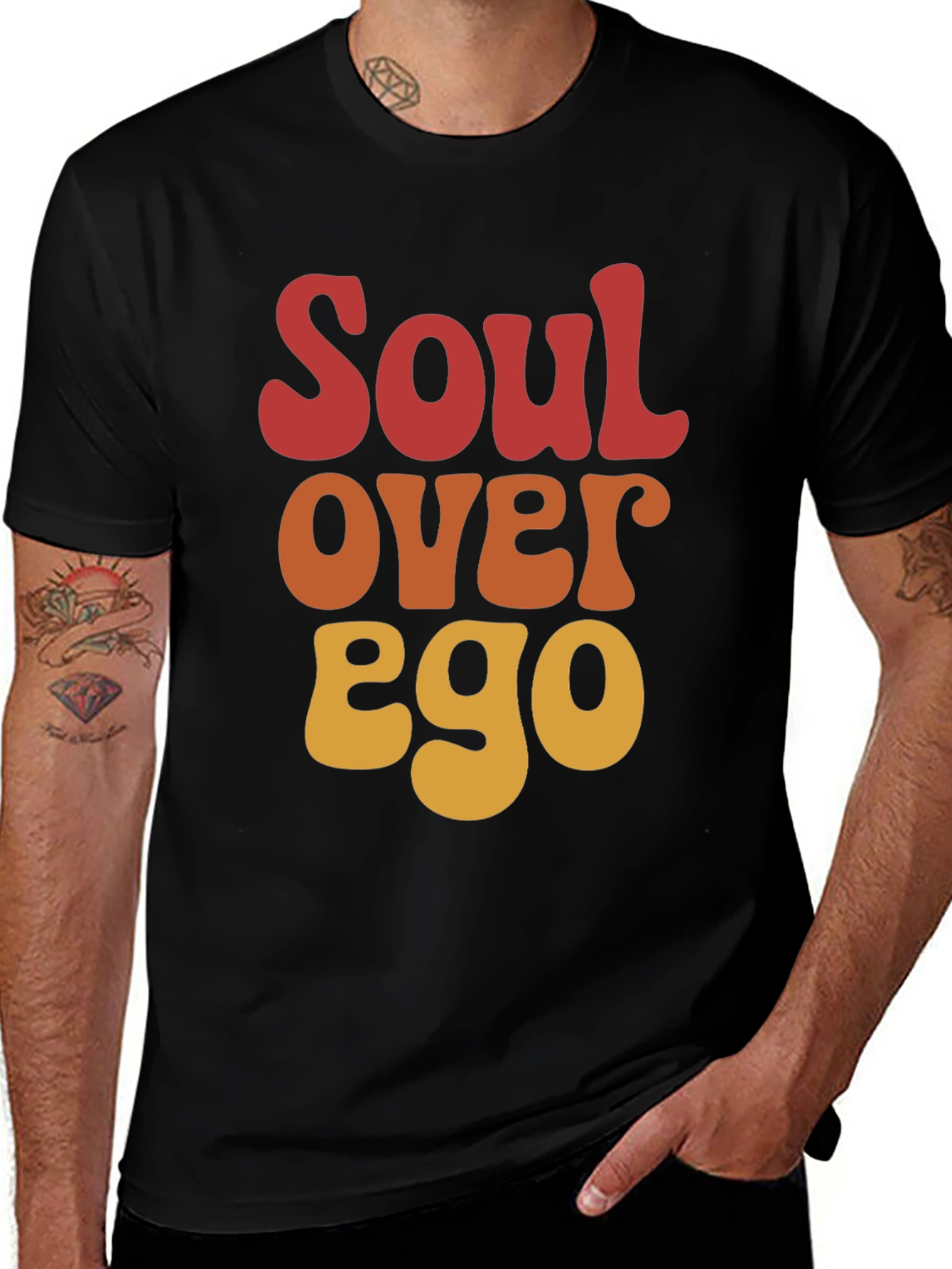 Variant 14 of Soul Over Ego Retro Graphic T-Shirt