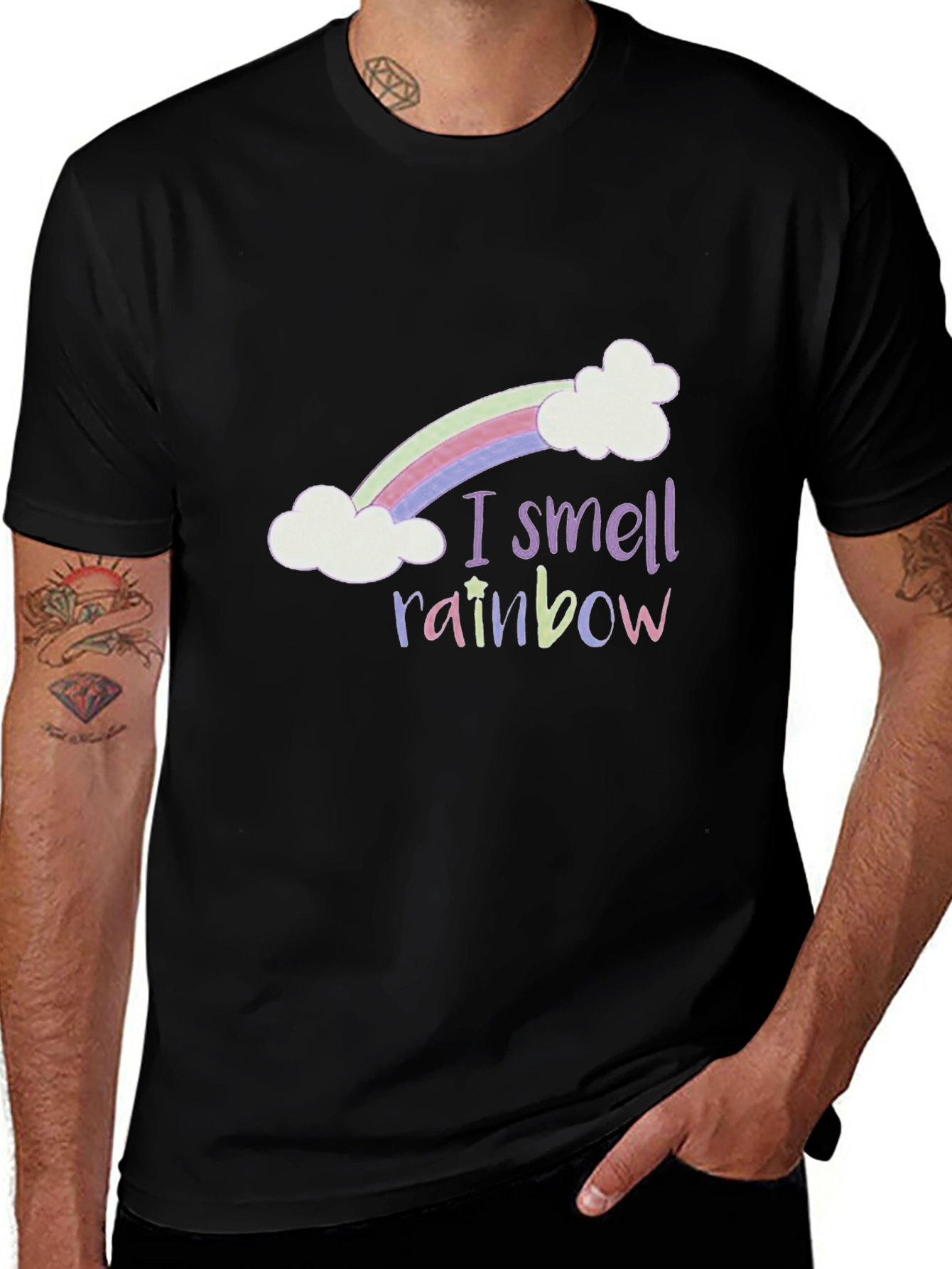 Variant 15 of I Smell Rainbow T-Shirt Funny Graphic Tee