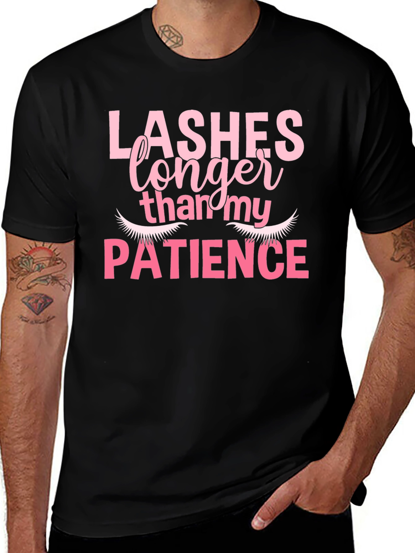 Variant 3 of Lashes Longer Than My Patience Graphic Tee