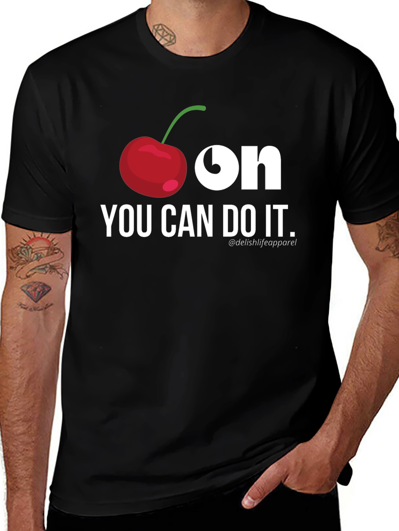 Variant 25 of Cherry On Top T-Shirt: You Can Do It!