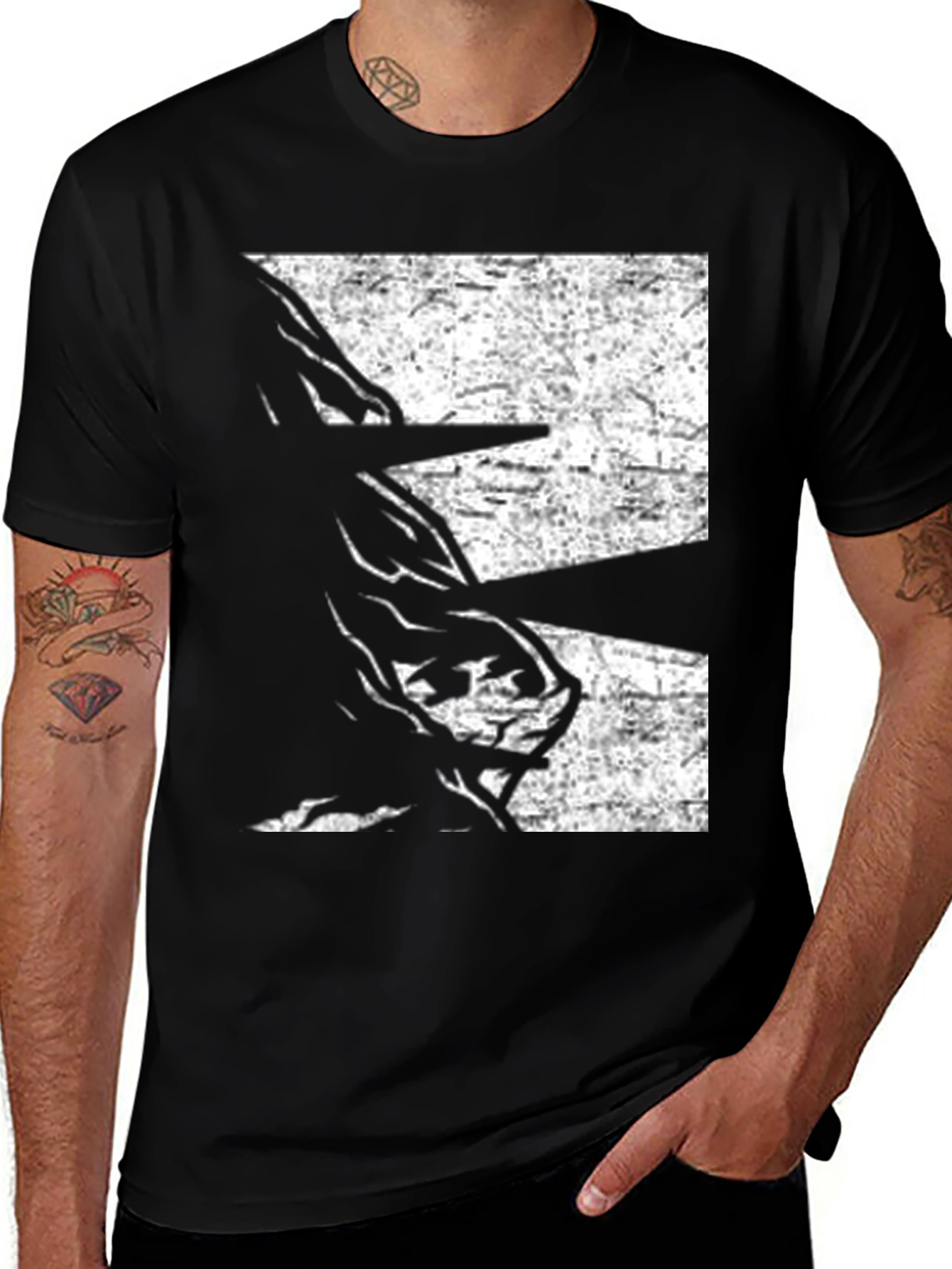 Variant 30 of Abstract Graphic Black T-Shirt