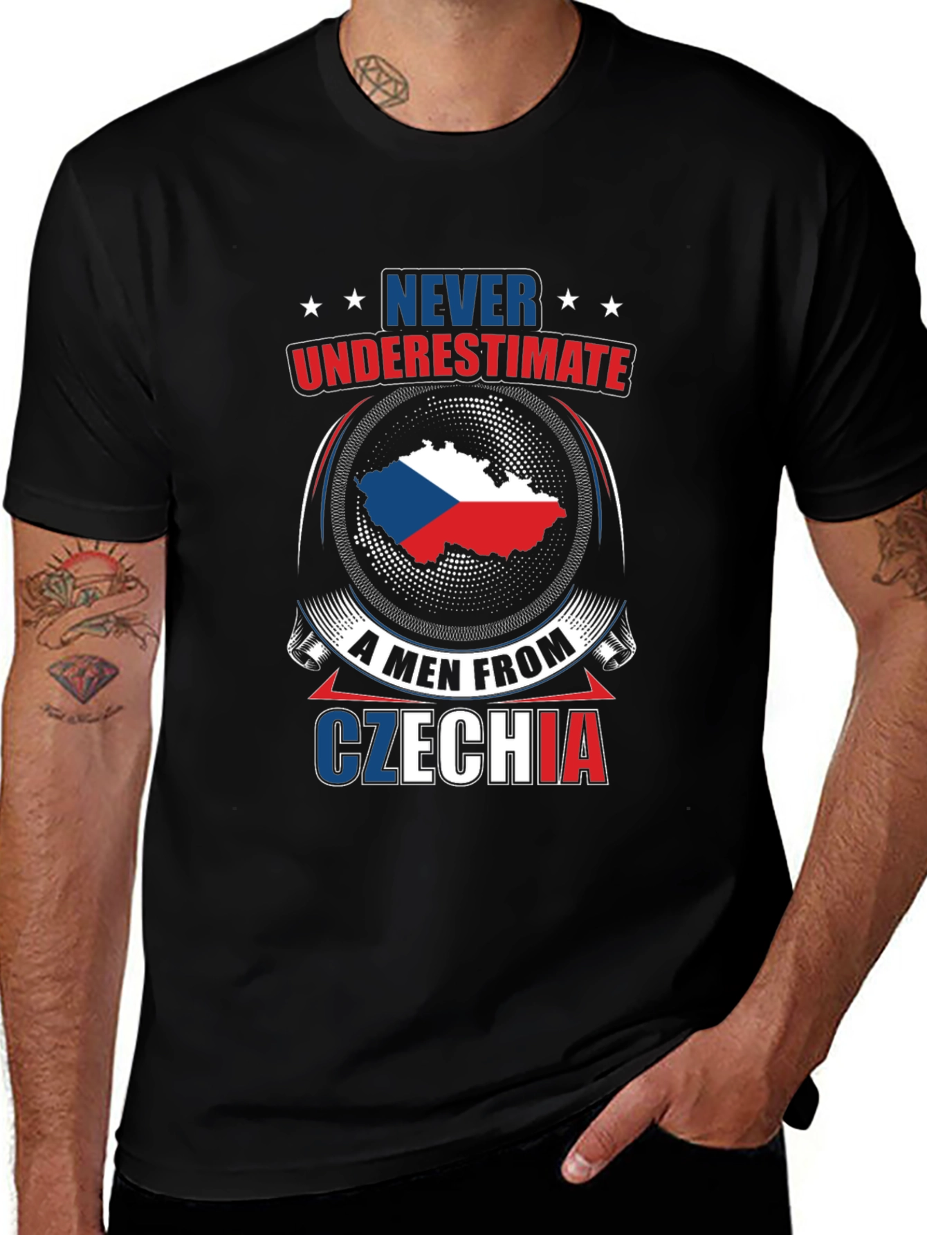 Czechia Pride T-Shirt - Never Underestimate