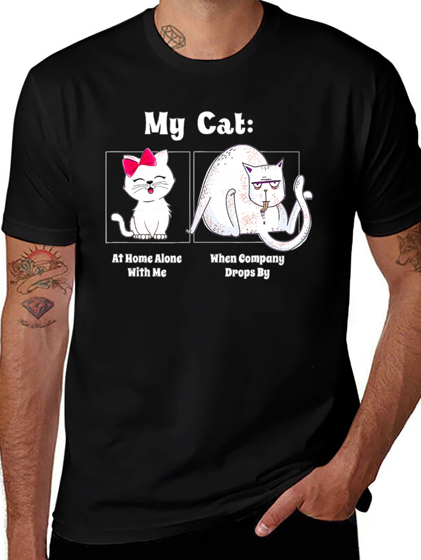 Variant 4 of My Cat: Funny Cat Graphic Tee