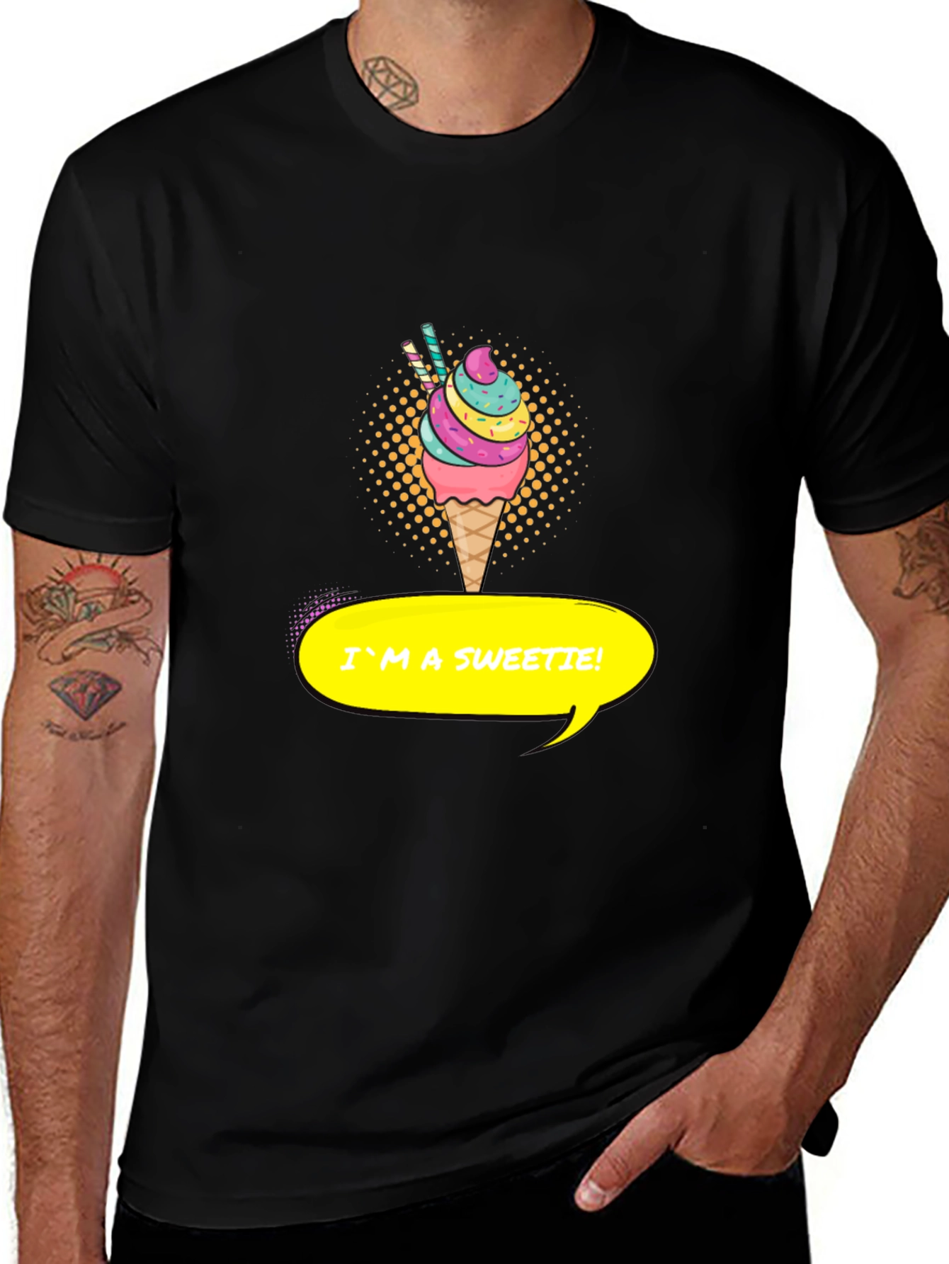 Variant 25 of Sweet Treat Graphic Tee - Fun Ice Cream Shirt
