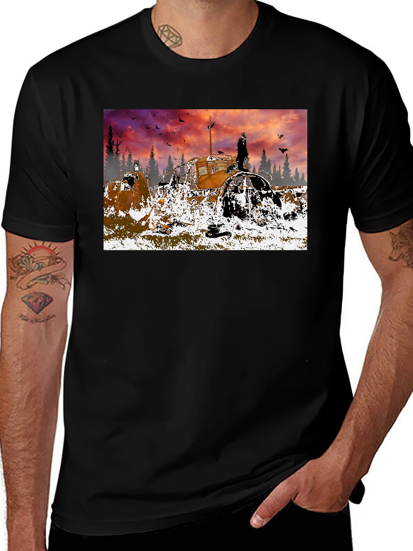 Apocalyptic Tractor T-Shirt