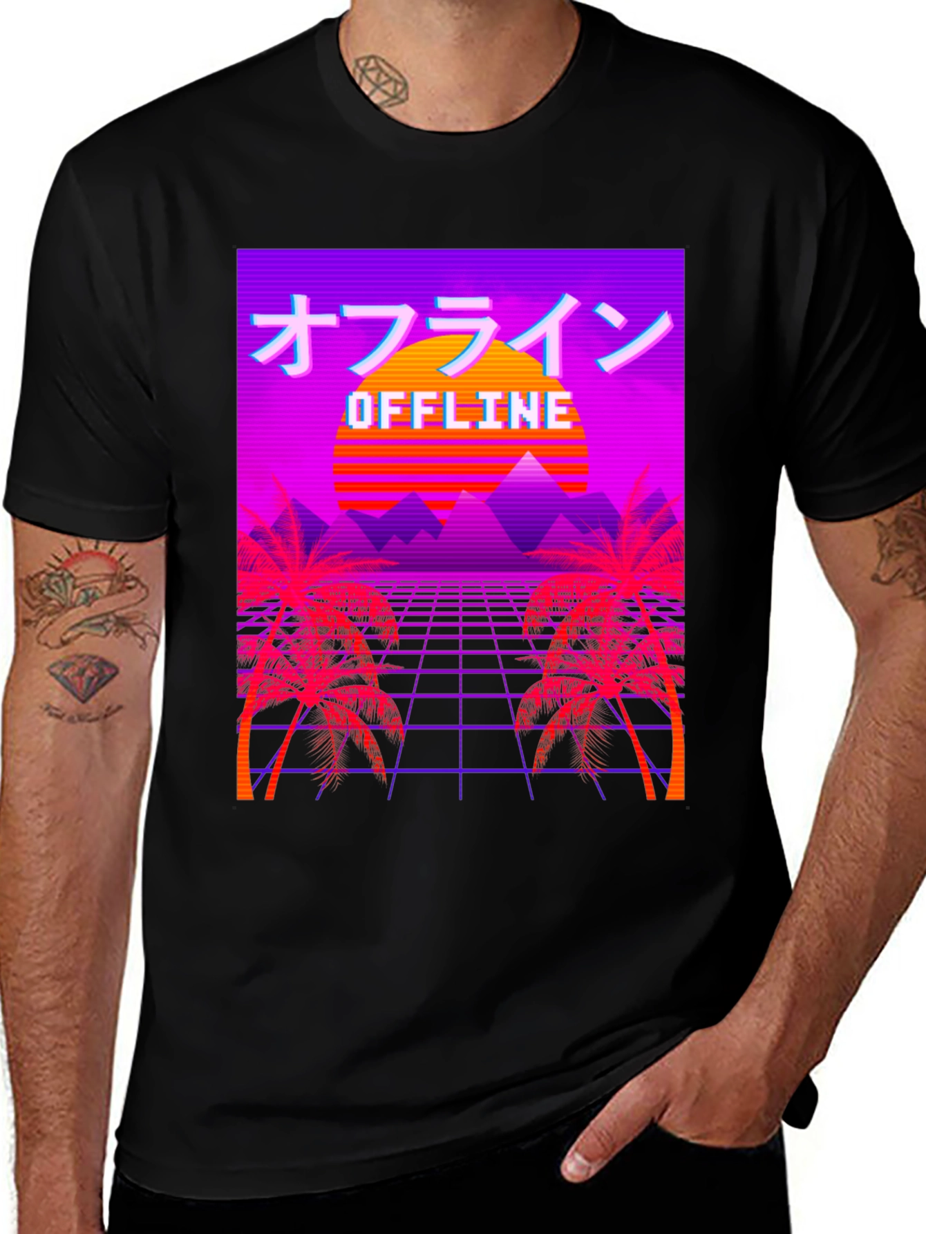 Variant 12 of Retro Offline Graphic Tee